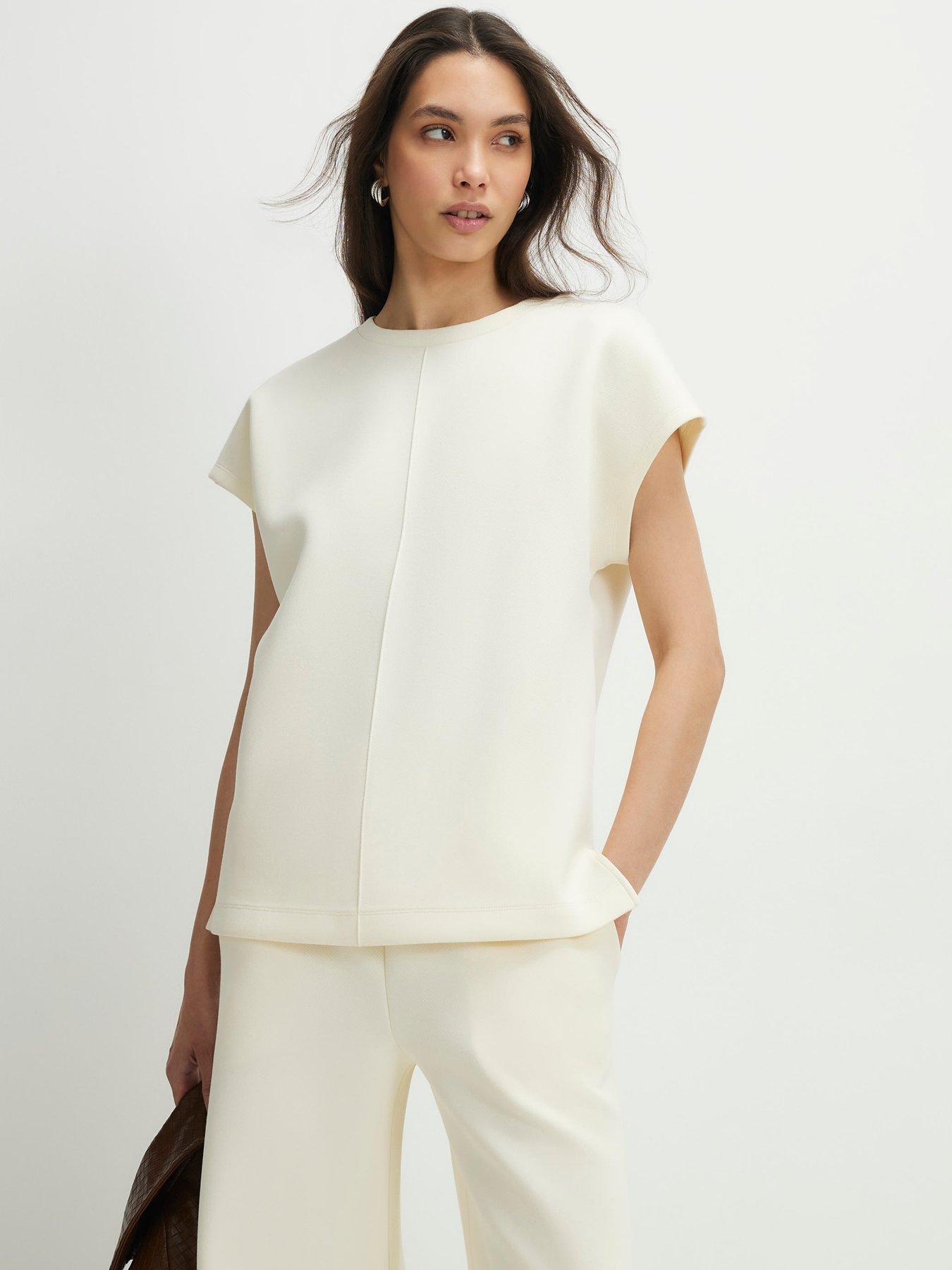 River Island Premium Short Sleeve Twill Top