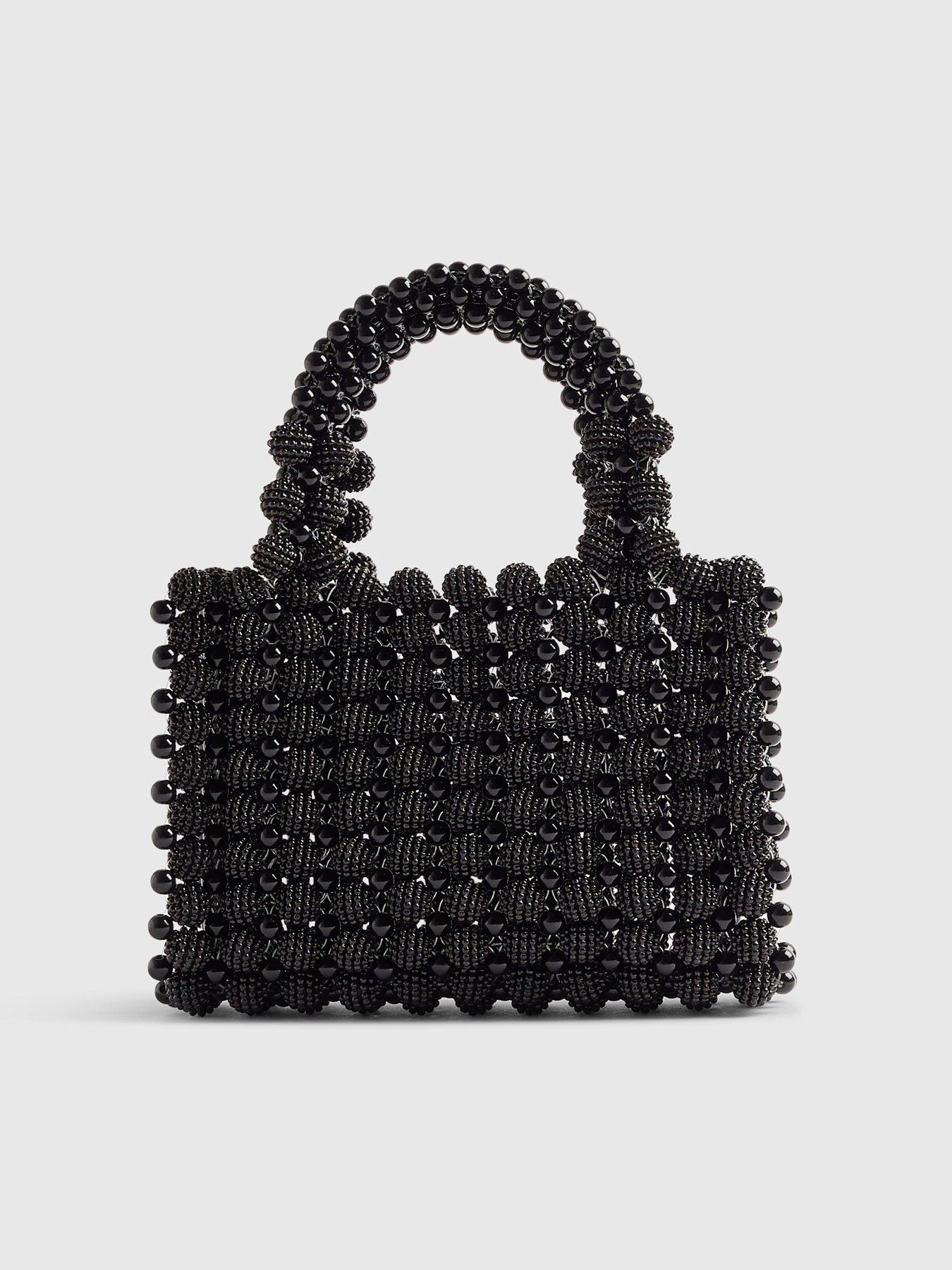  image of river-island-beaded-clutch-bag