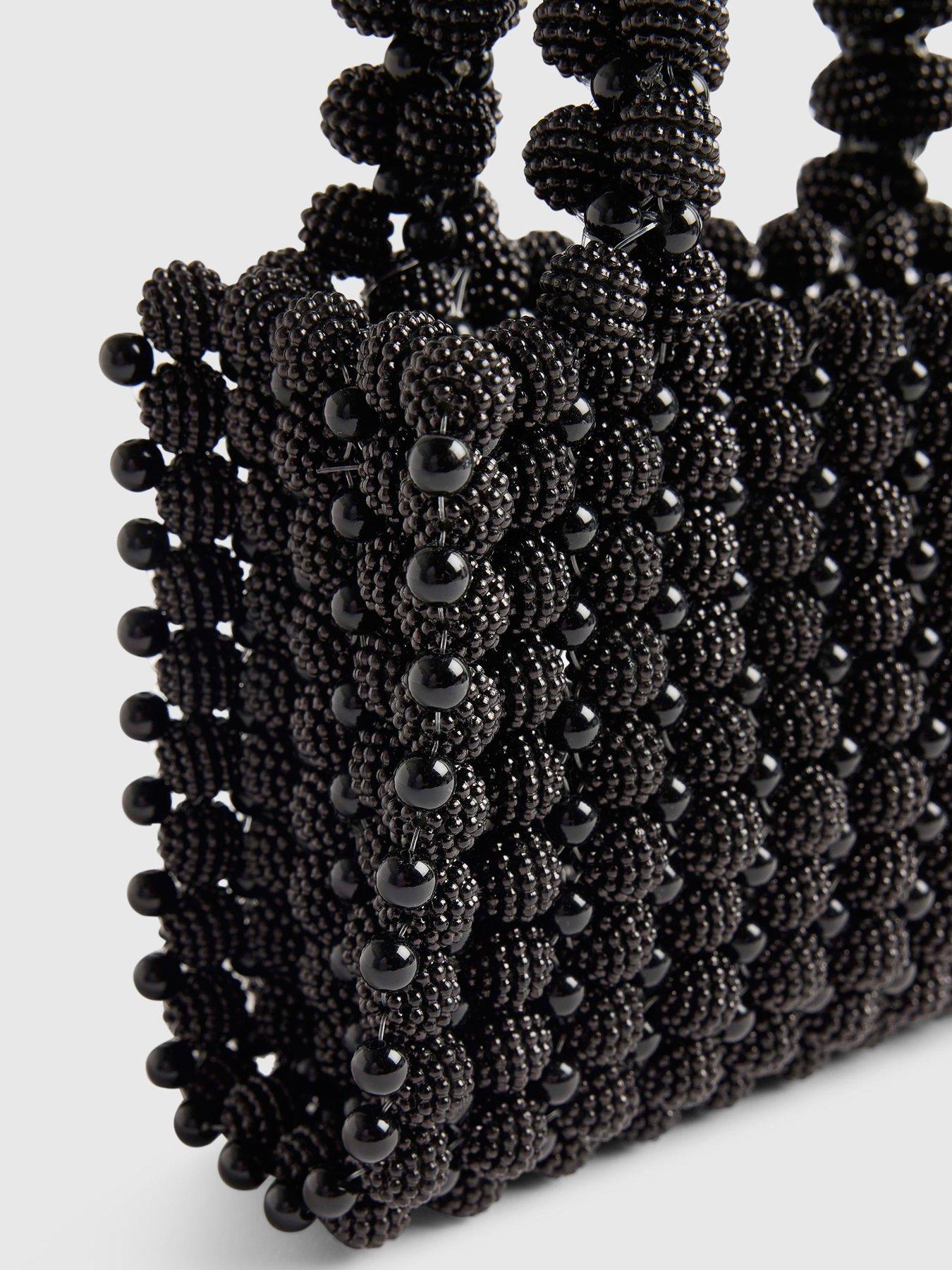  image of river-island-beaded-clutch-bag