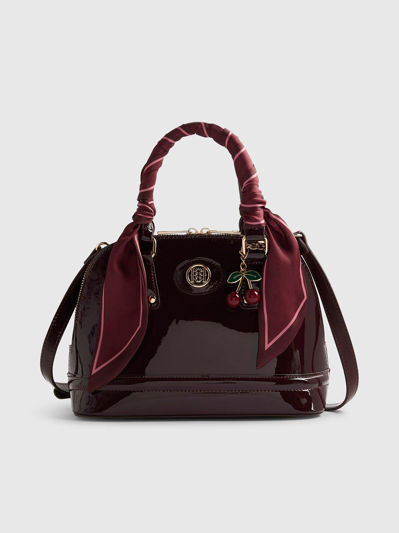 River Island Patent Cross Body Bag
