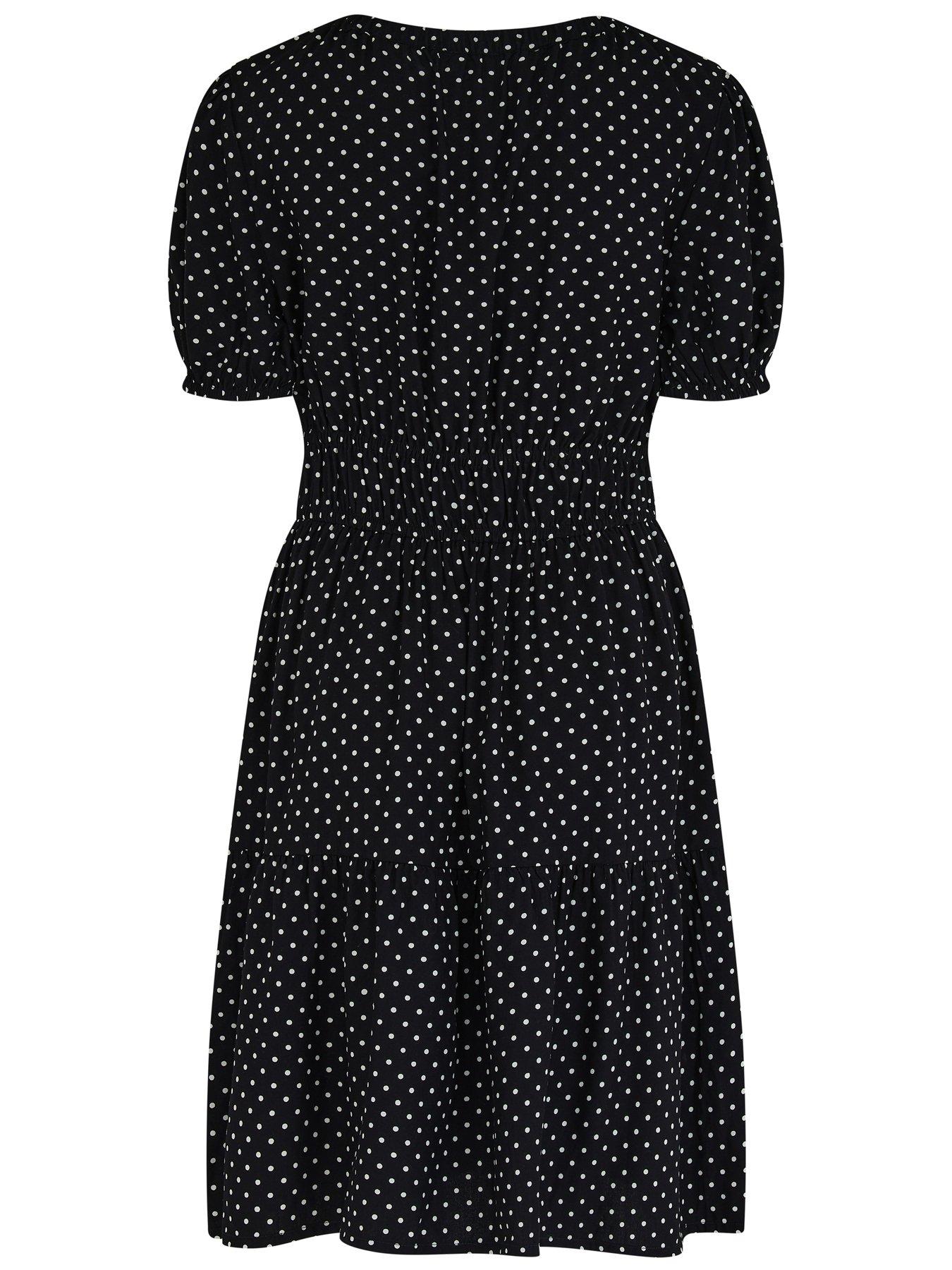  image of pour-moi-danielle-elasticated-chanel-tiered-short-dress