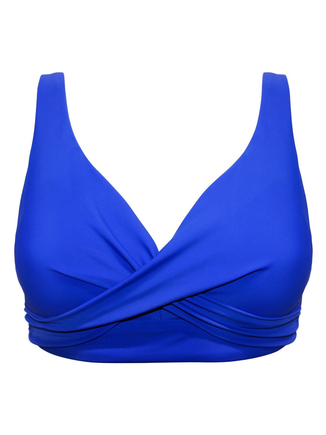 Image 3 of 4 of Pour Moi Free Spirit Twist Front Non-Wired Bikini Top - Ultramarine