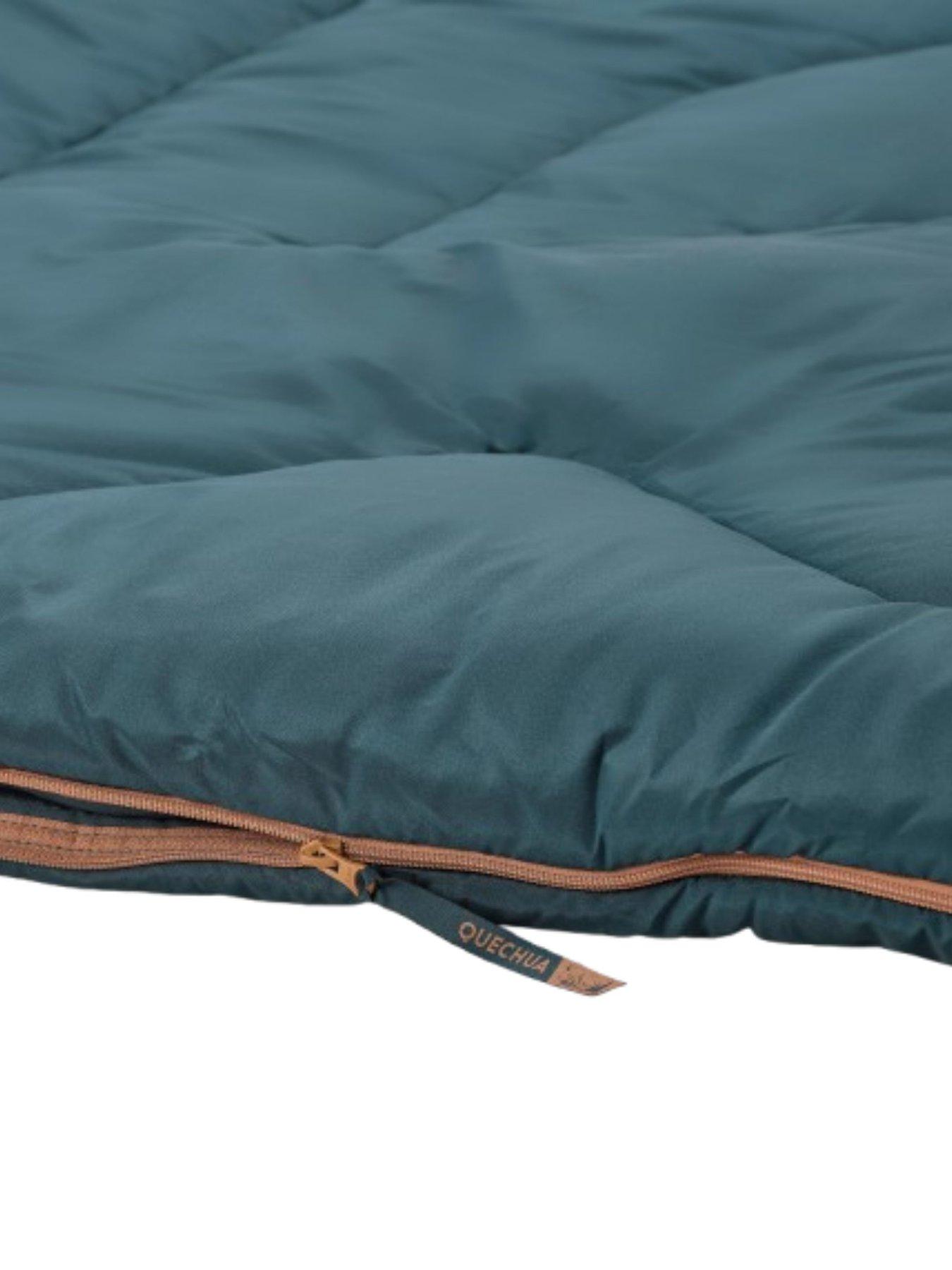 Image 3 of 5 of Decathlon Camping Double Sleeping Bag - Green