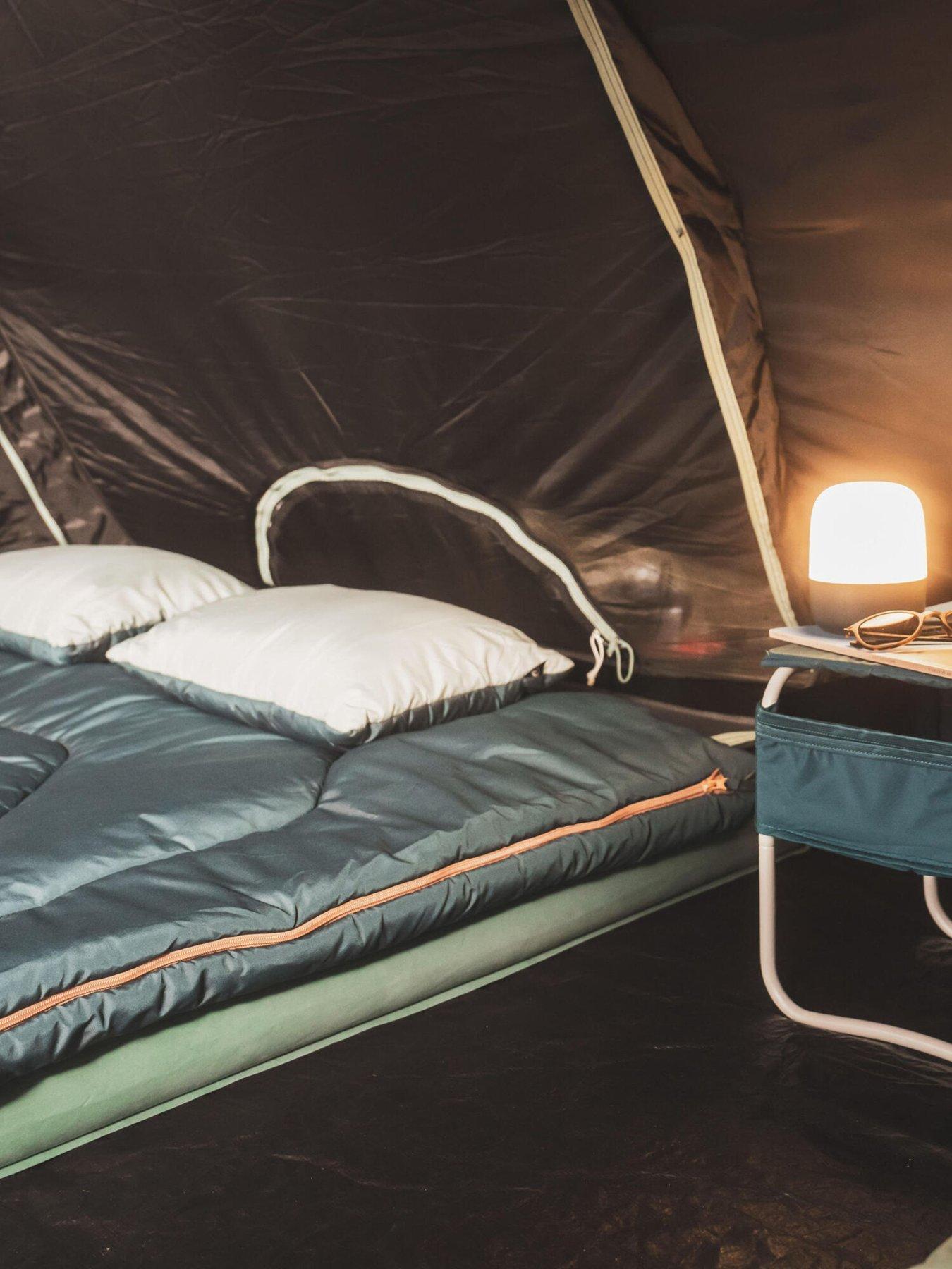 Image 4 of 5 of Decathlon Camping Double Sleeping Bag - Green