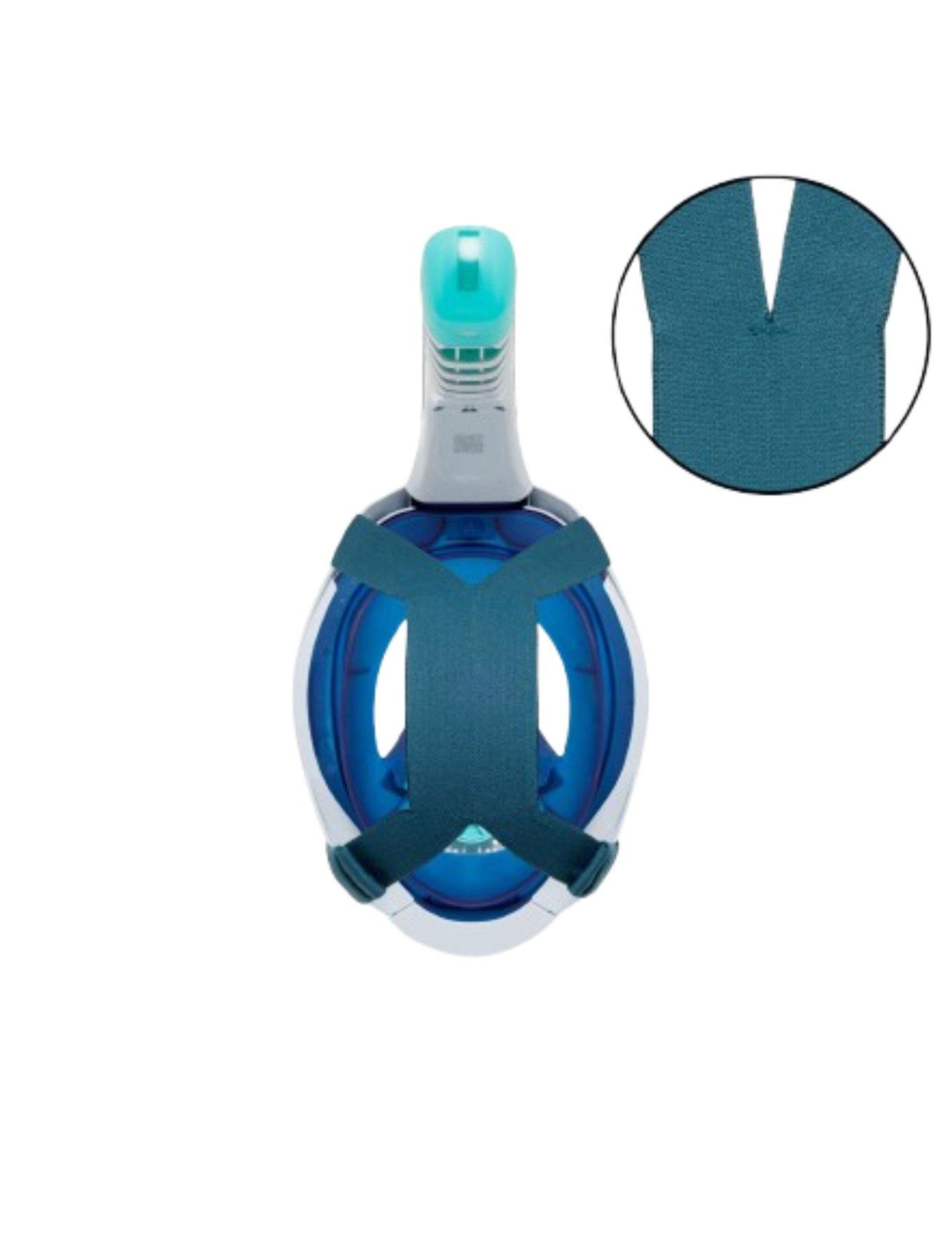 Image 2 of 6 of Decathlon Surface snorkelling mask Easybreath + with acoustic valve - Blue