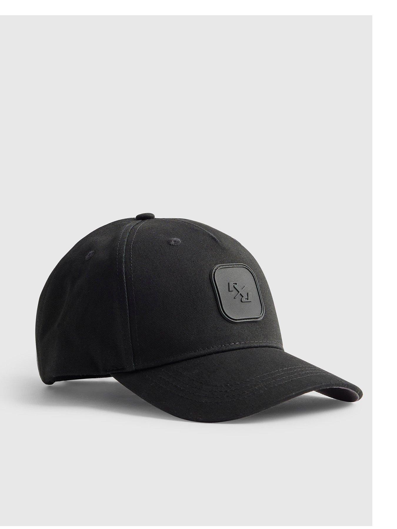 front image of river-island-rxr-rubberised-badge-cap