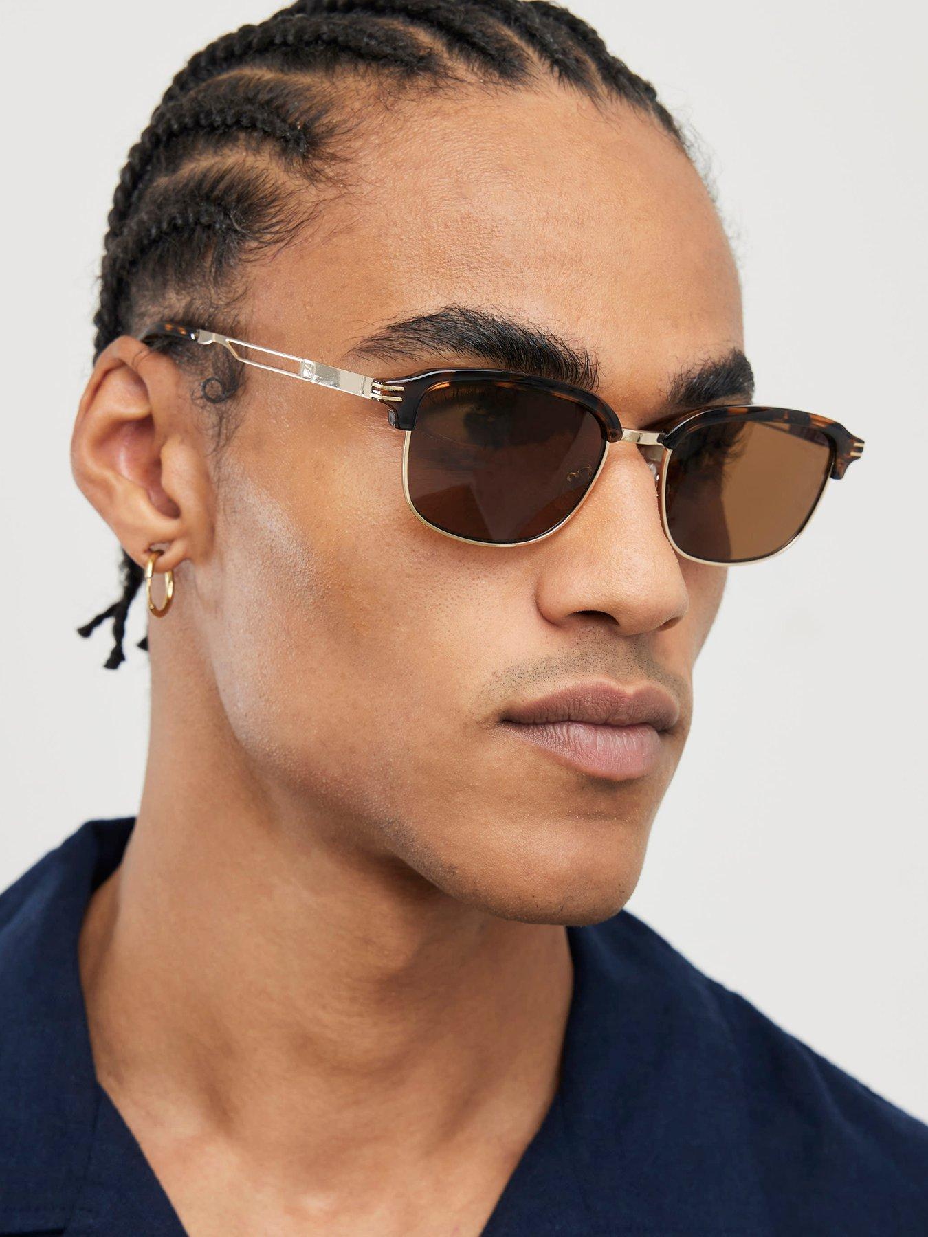 Image 2 of 5 of River Island Tortoise Clubmaster Sunglasses