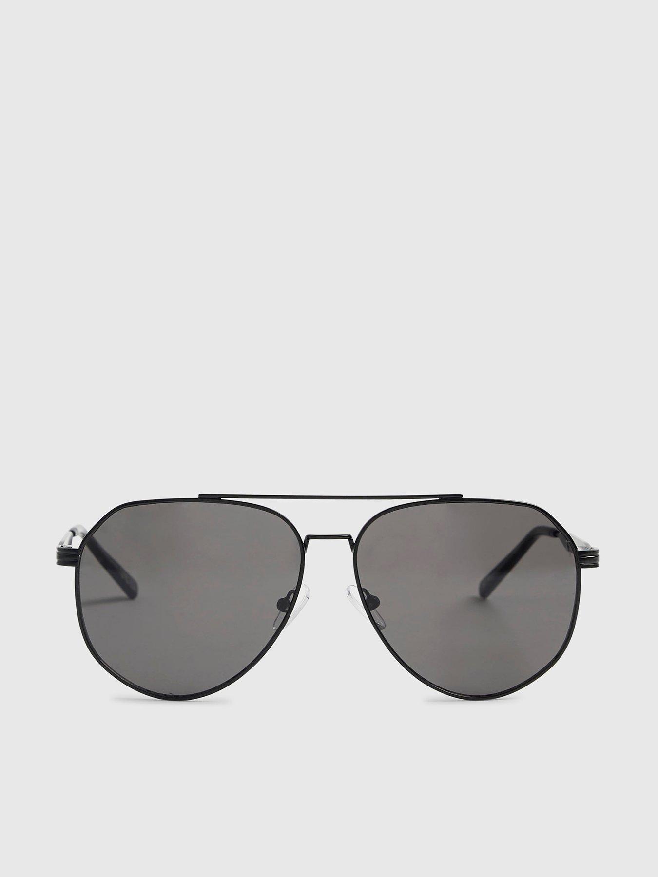 front image of river-island-aviator-sunglasses