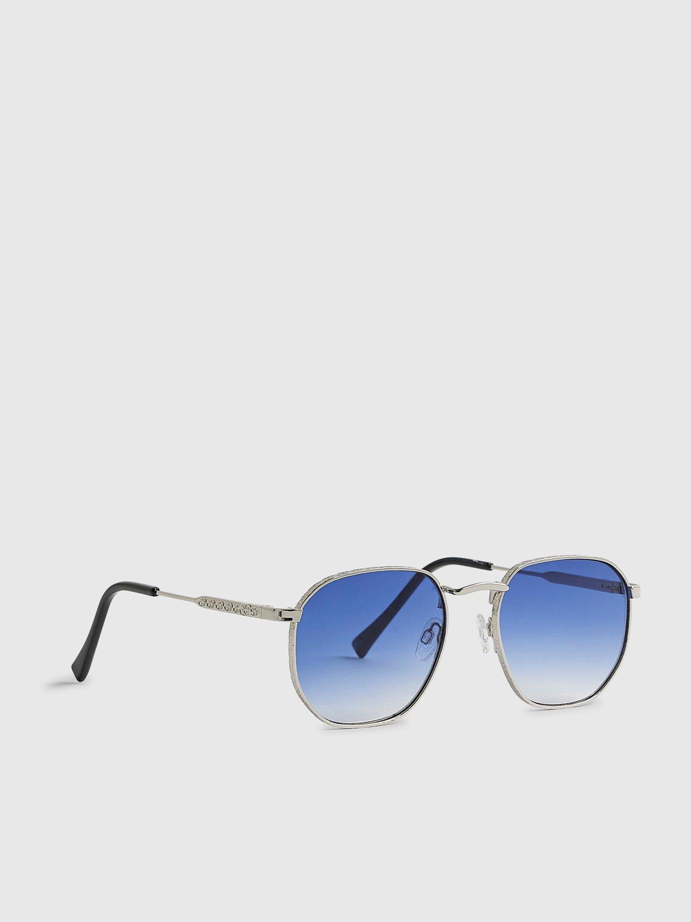 back image of river-island-monogram-hexagon-sunglasses