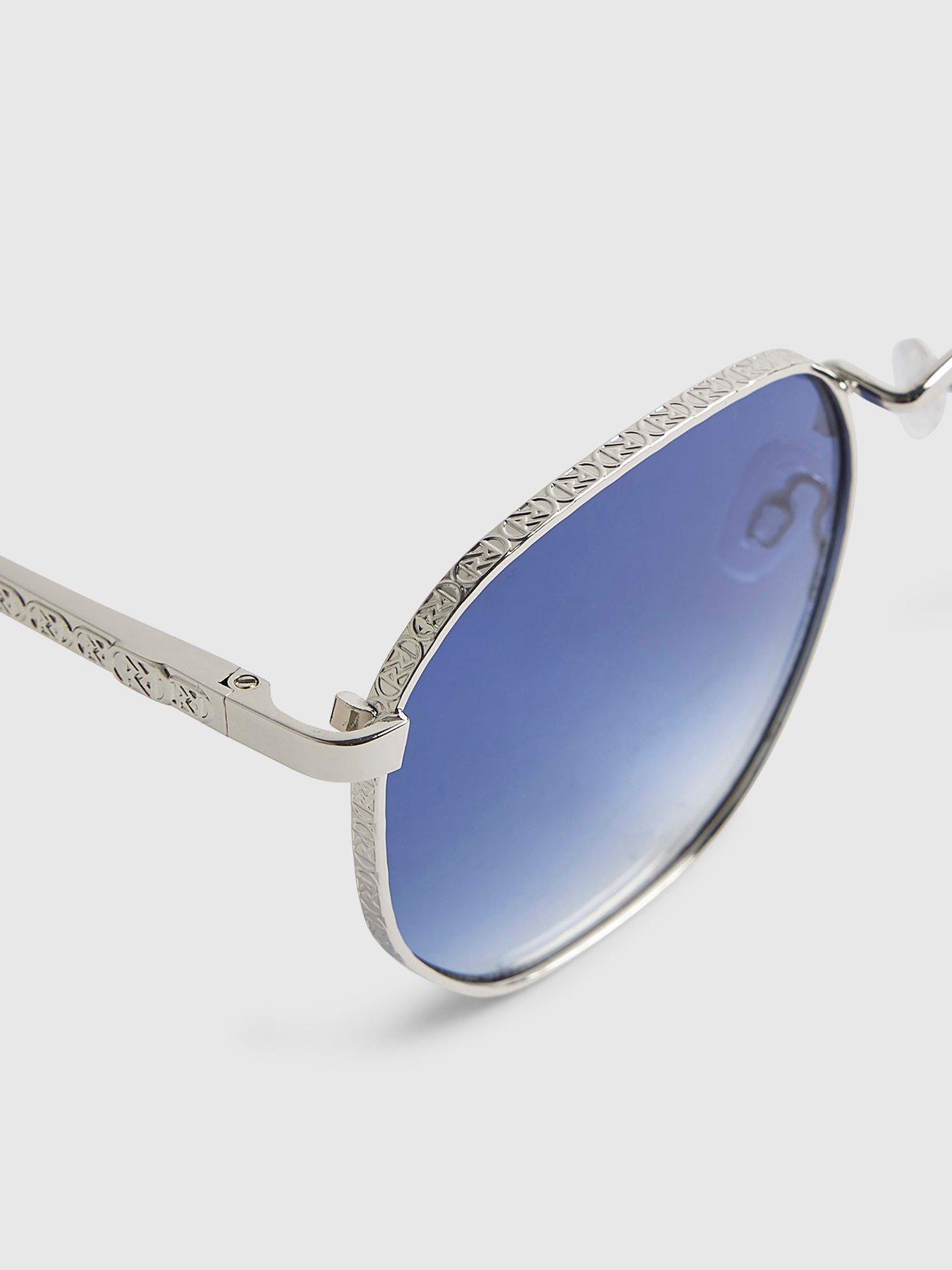  image of river-island-monogram-hexagon-sunglasses
