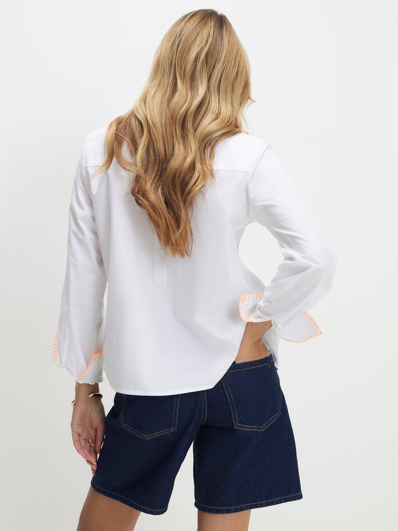  image of river-island-embroidered-graphic-shirt
