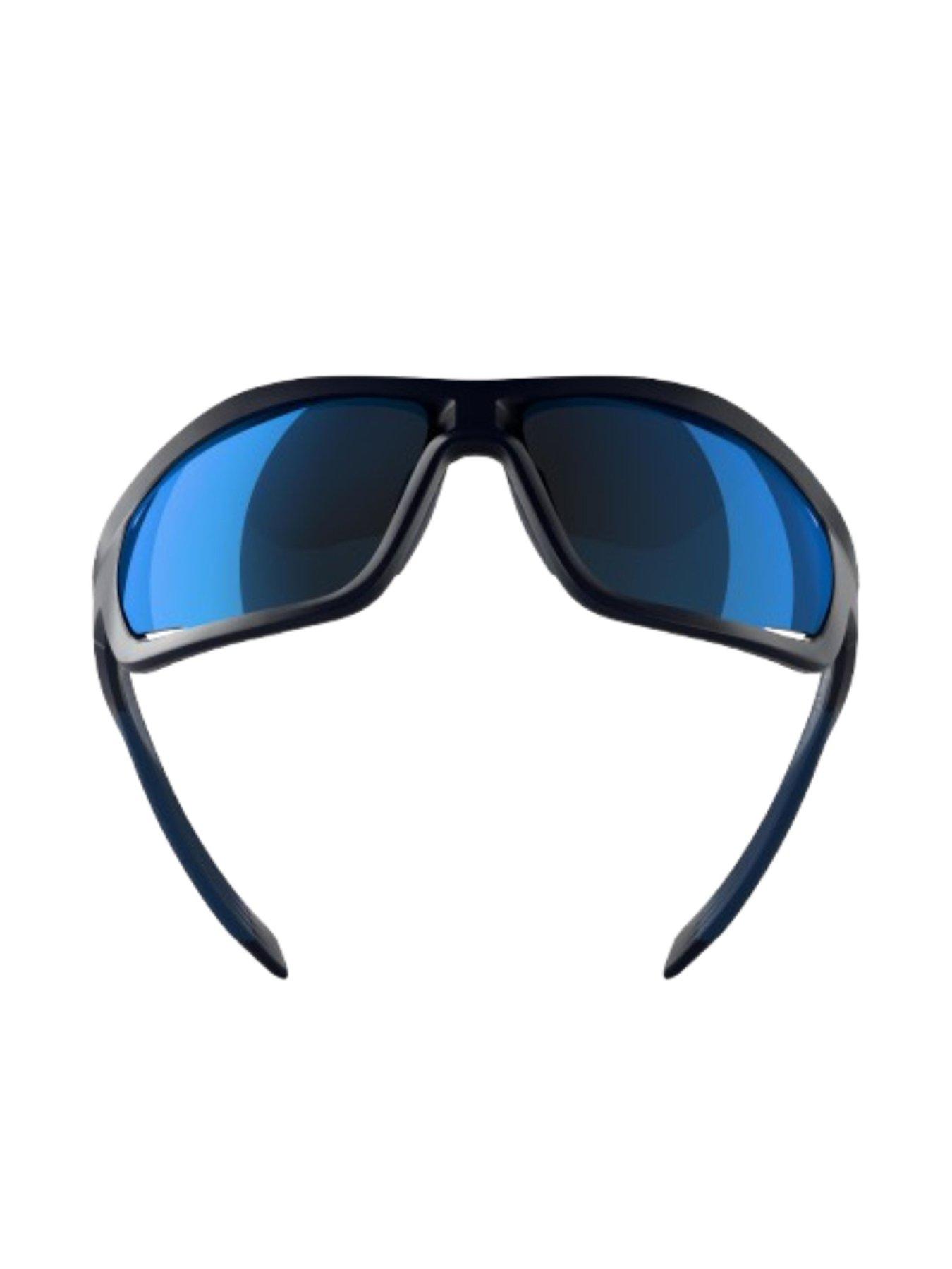 Image 2 of 5 of Decathlon Cycling Glasses Perf 100 Pack Interchangeable CAT 0+3 Lenses - Blue