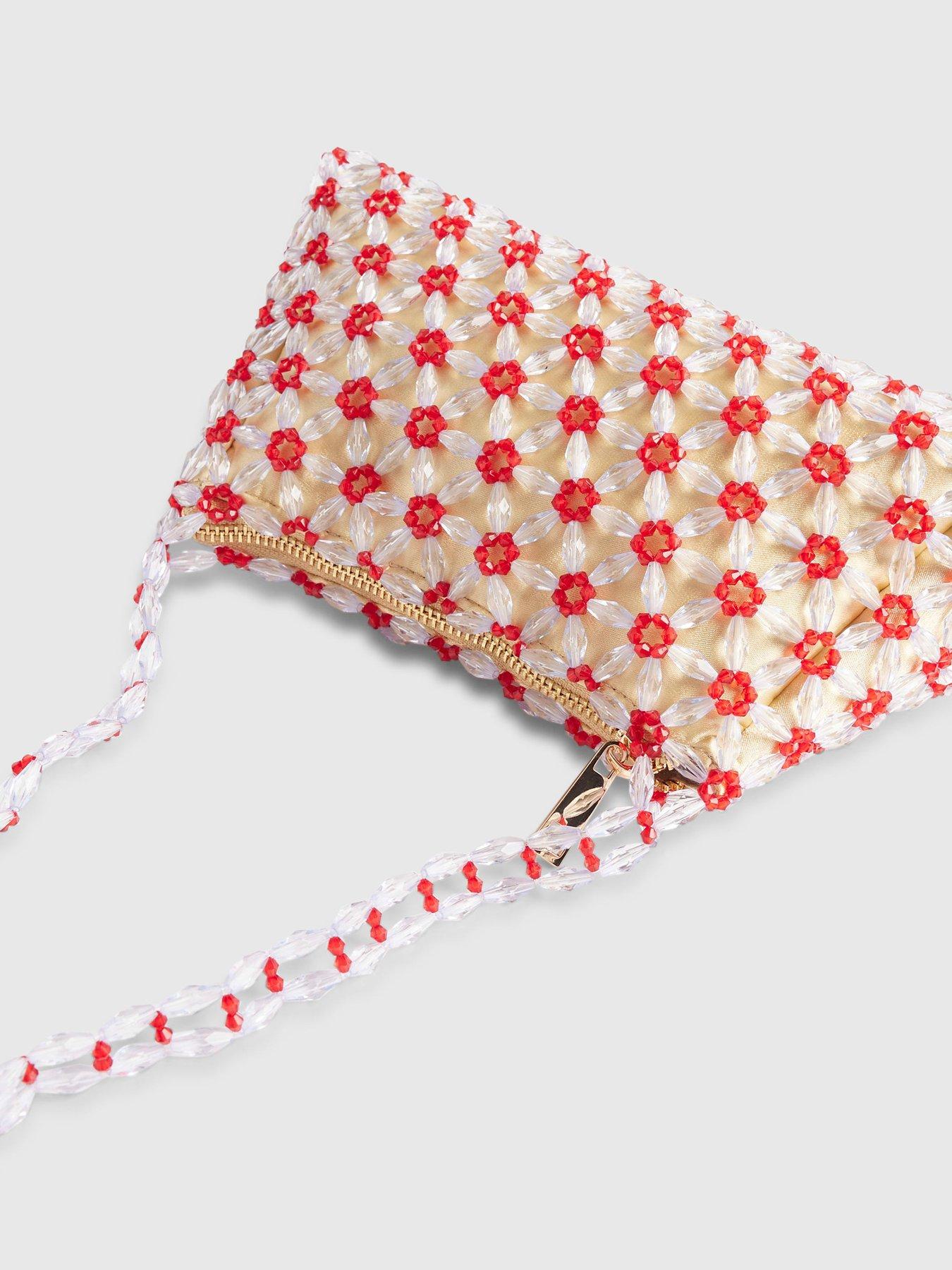 Image 5 of 5 of River Island Beaded Daisy Bag - Yellow