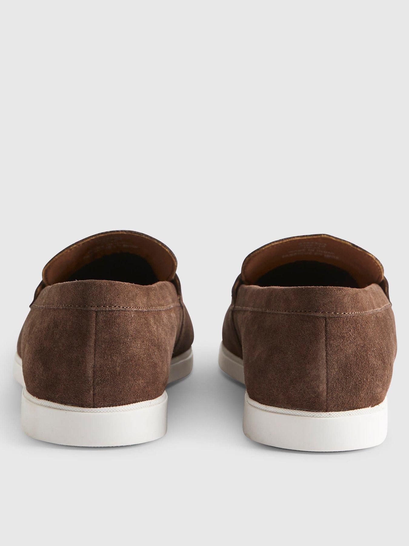  image of river-island-suede-loafers-brown