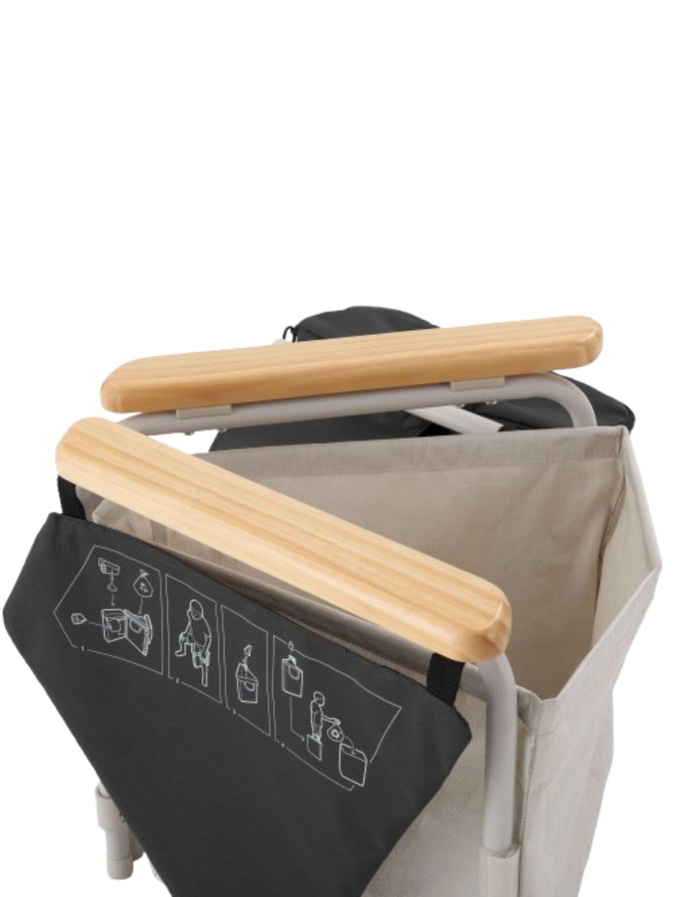Image 3 of 6 of Decathlon Folding Dry Toilet for Camping