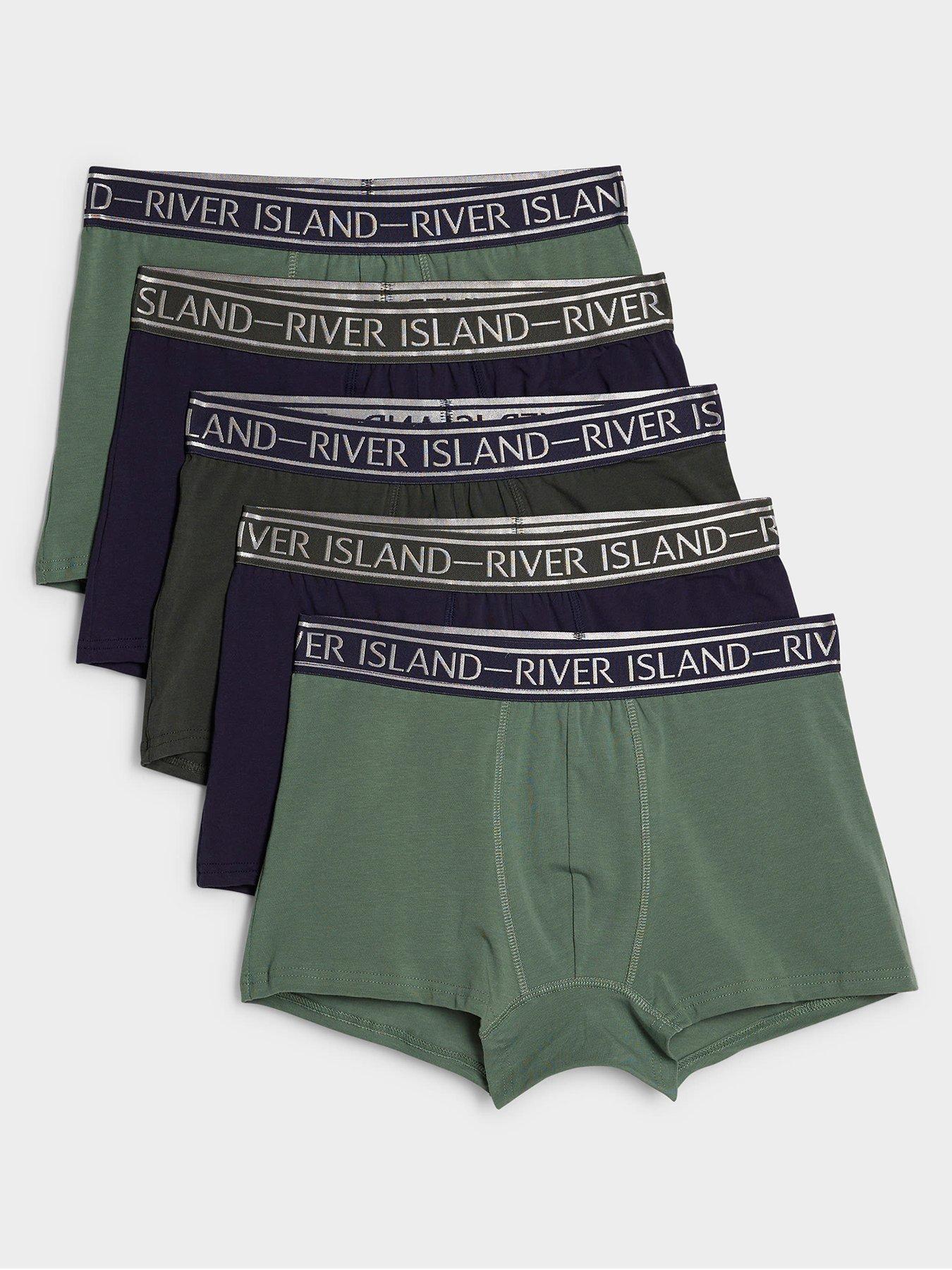 River Island Satin Ri Pack Of 5 Trunks - Multi