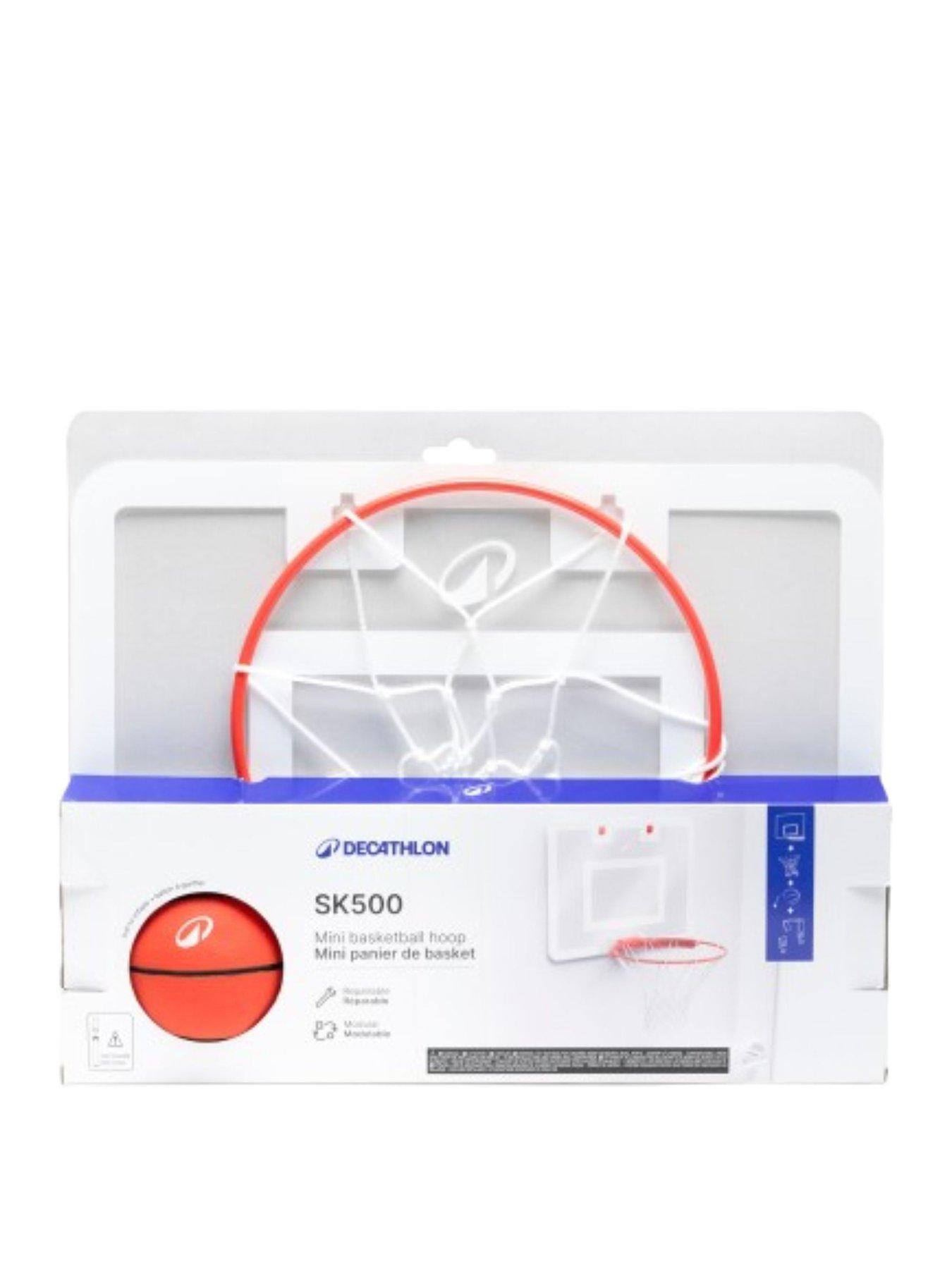  image of decathlon-mini-basketball-hoop-sk500-with-ball-and-pump-needle