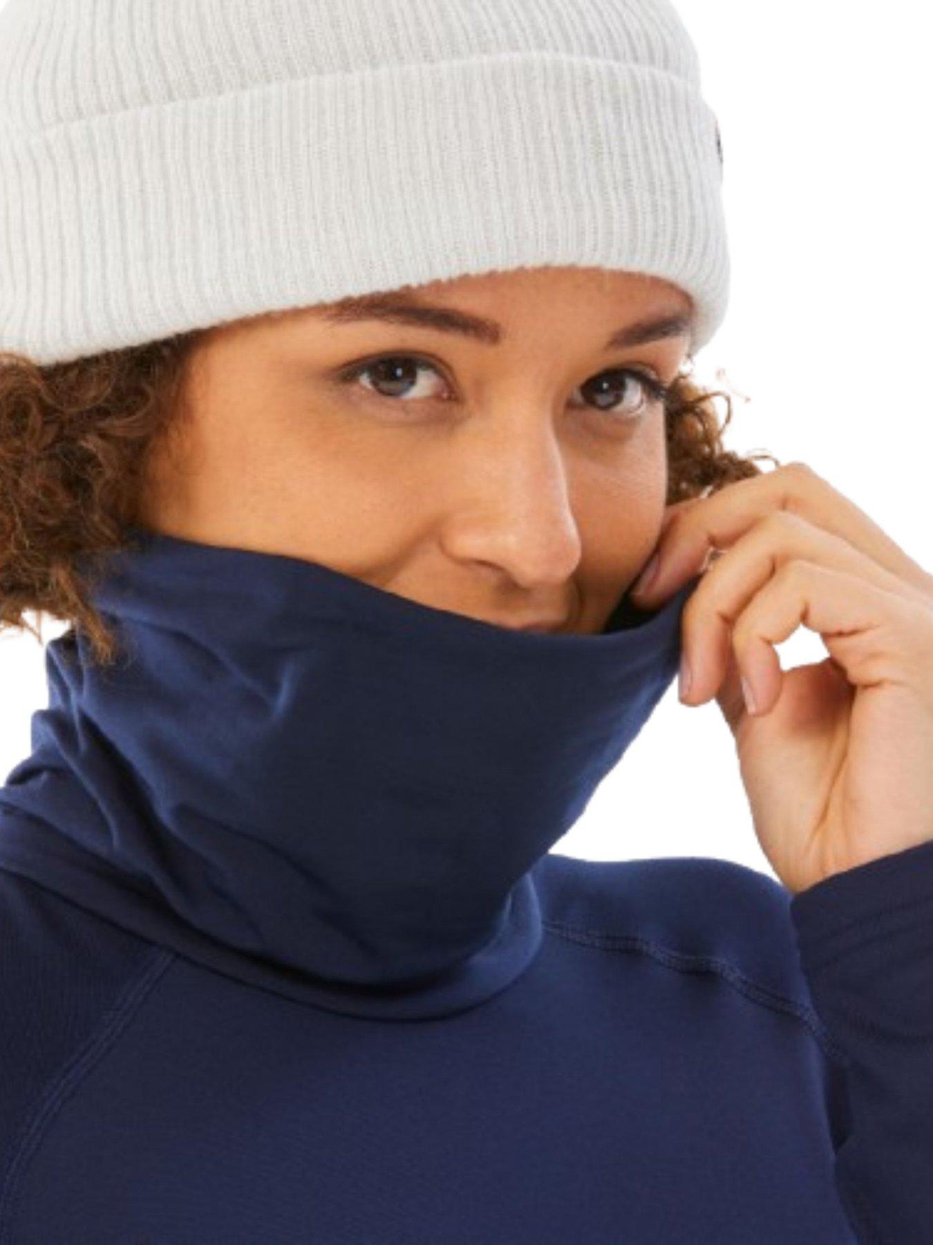  image of decathlon-warm-breathable-turtleneck-ski-base-layer-bl-500-navy-blue