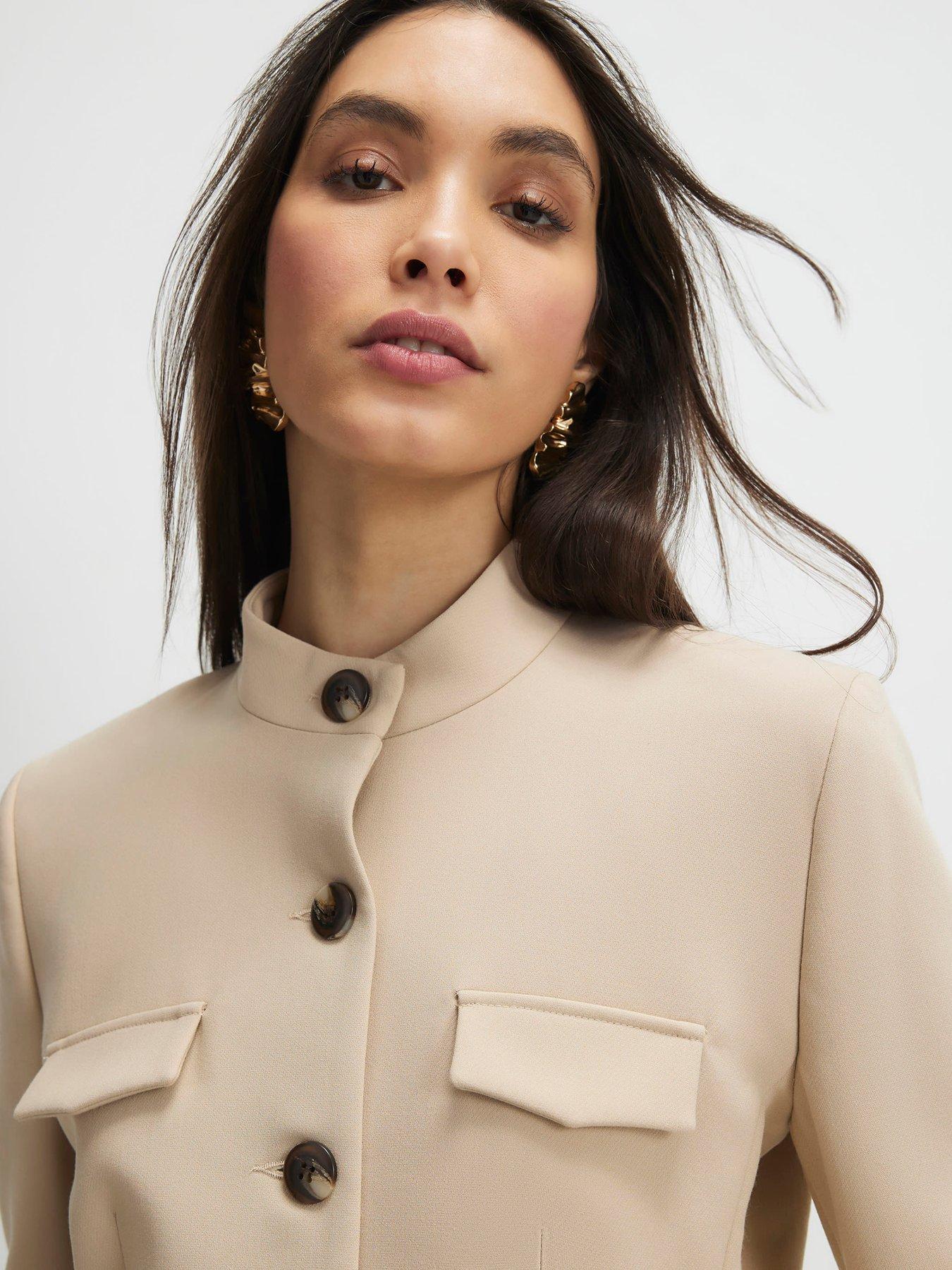  image of river-island-pocket-detail-structured-jacket