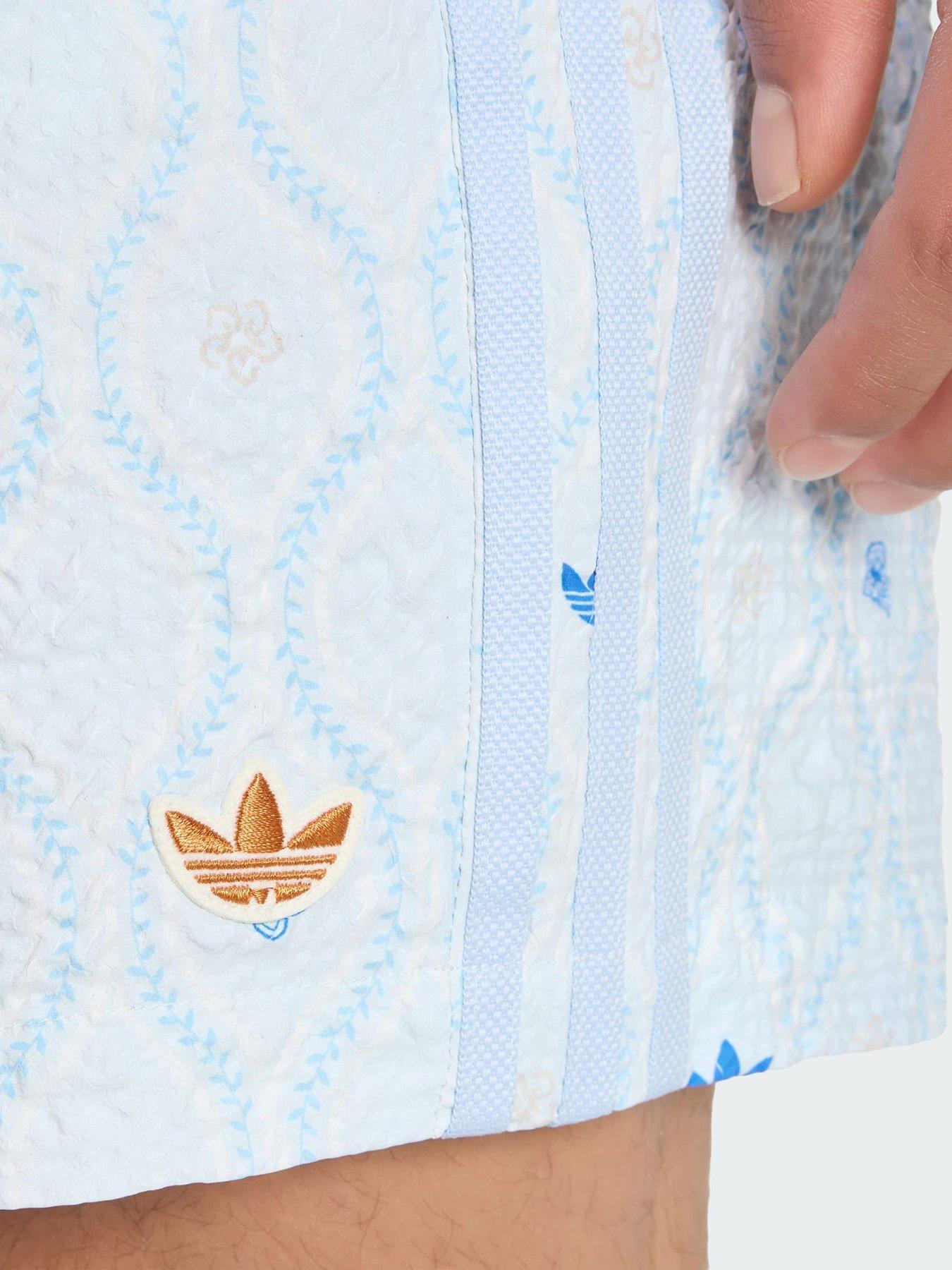 Image 3 of 5 of adidas Originals PRINTED SEERSUCKER SHORTS