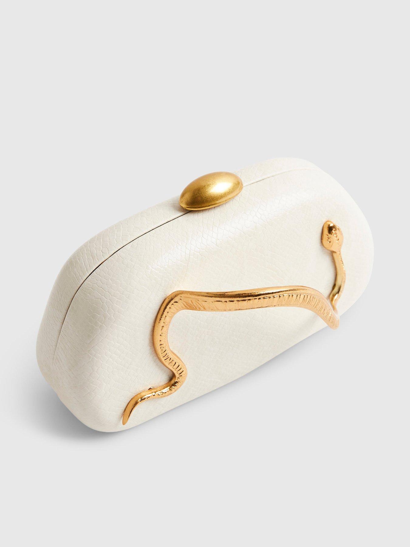 image of river-island-snake-clutch-bag