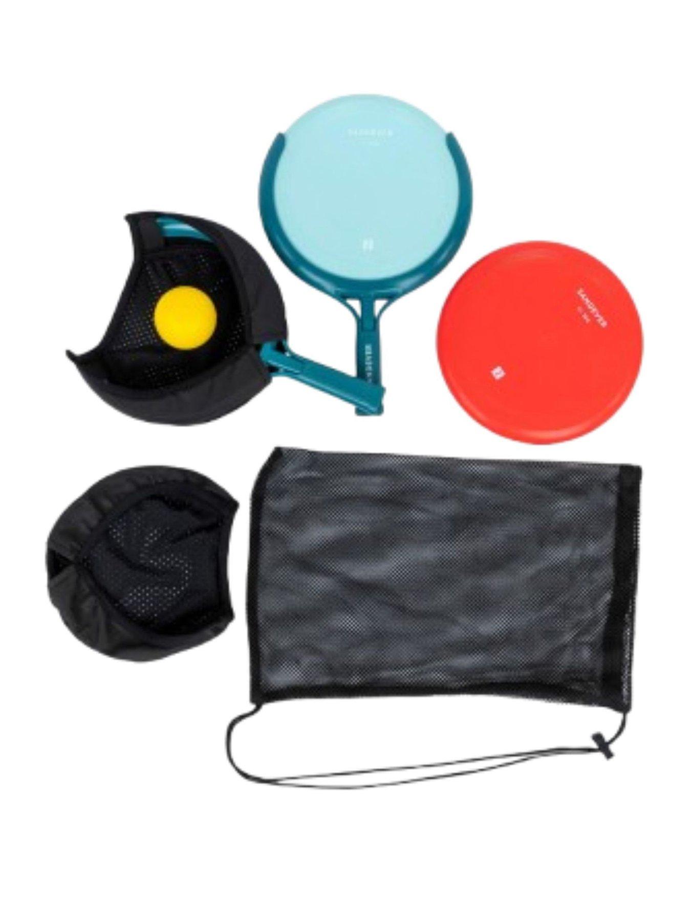 Decathlon 3-in-1 Game Set: flying discs/racket sports/ball catcher