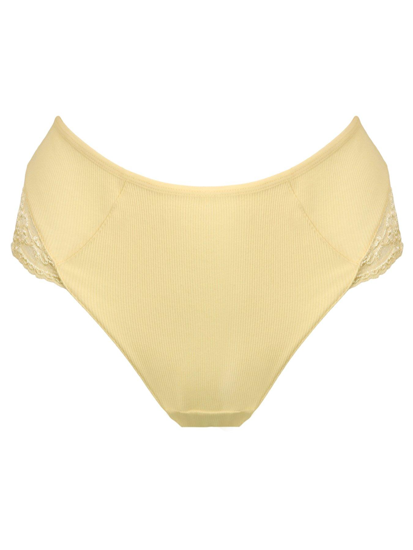 Image 3 of 4 of Pour Moi Love To Lounge Lace and Modal Rib Midi Brief