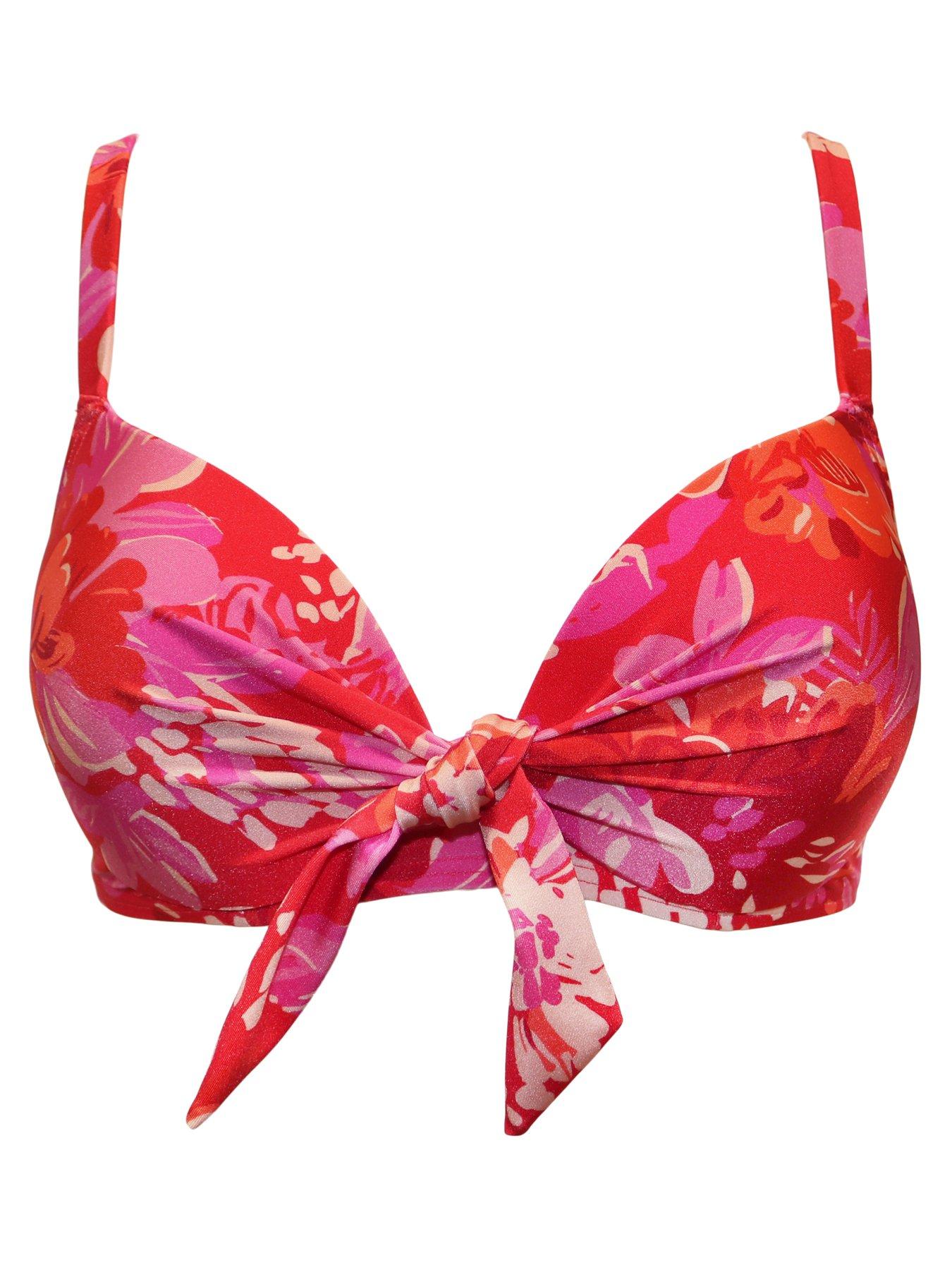 Image 3 of 4 of Pour Moi Casablanca Lightly Padded Underwired Front Tie Top