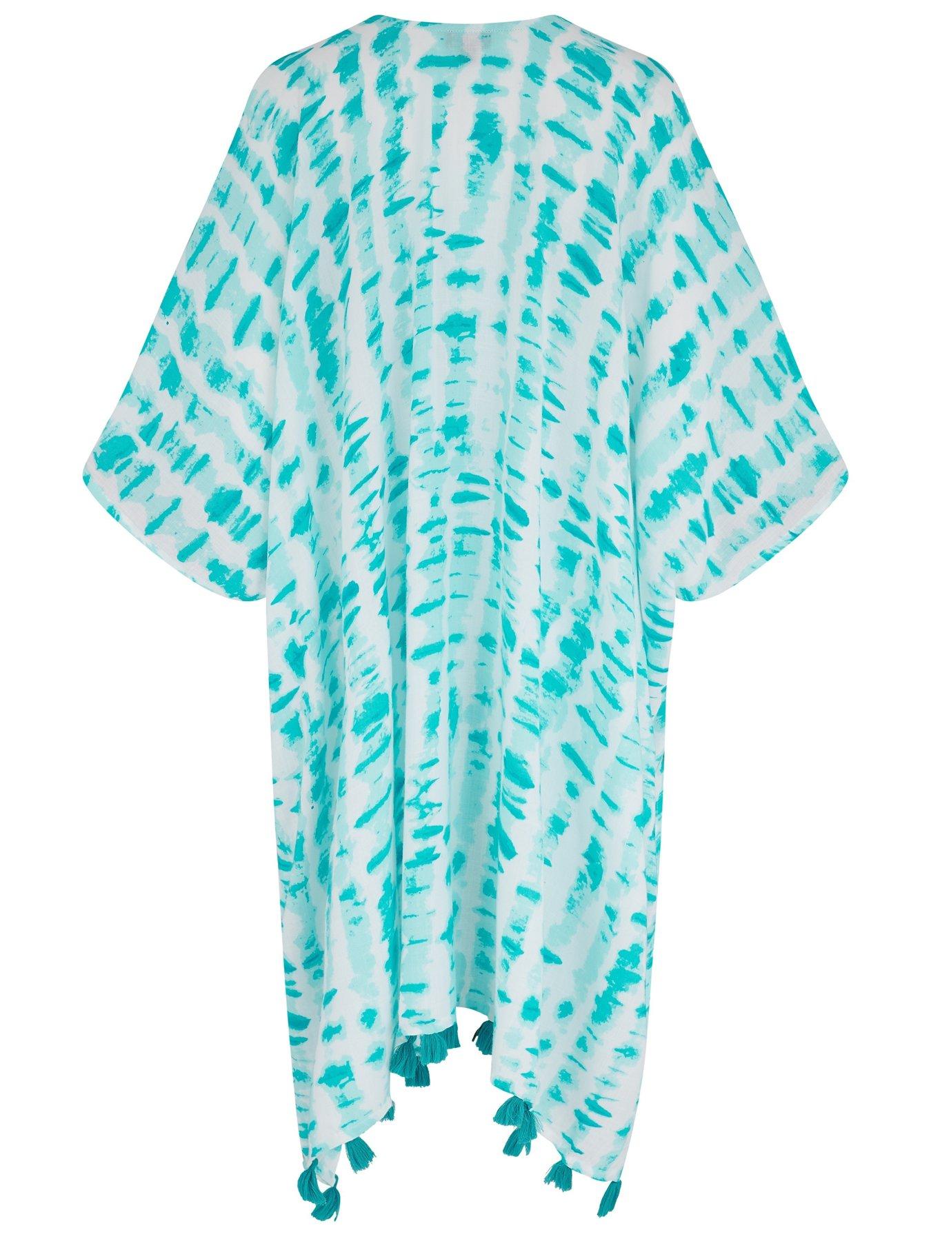 Image 4 of 4 of Pour Moi Woven Tassel Kimono