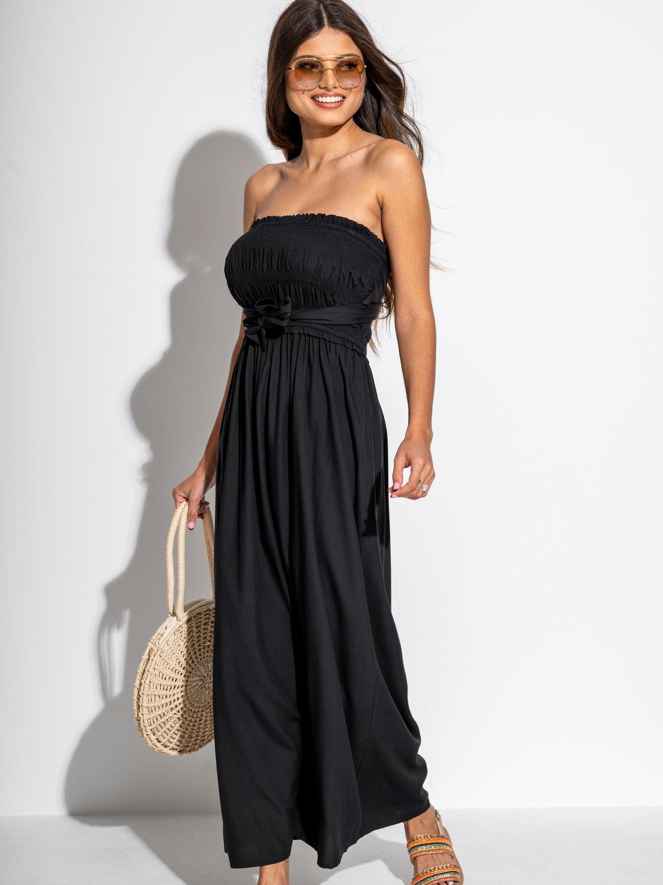 Pour Moi Zoey Shirred Bodice Multiway Maxi Dress