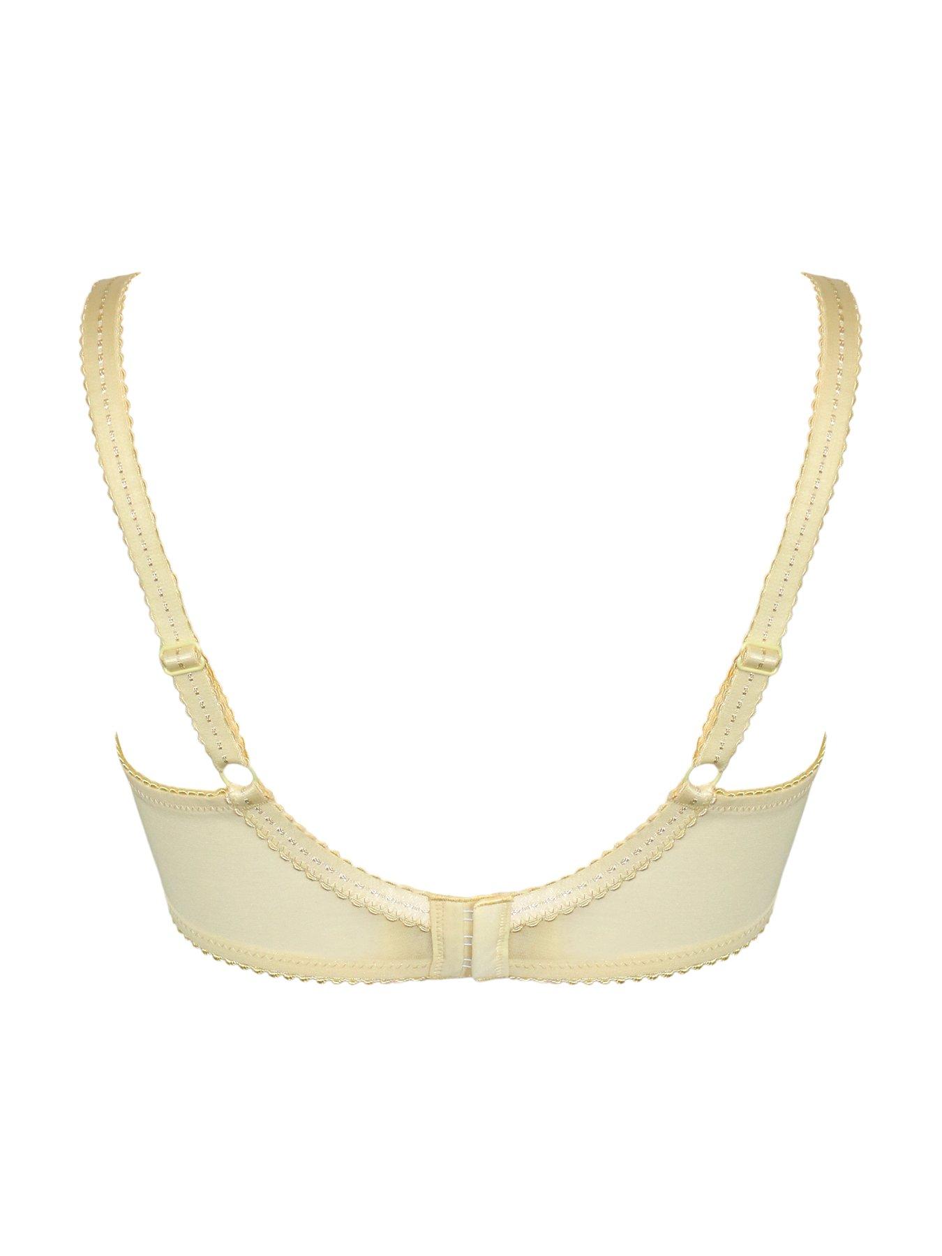 Image 4 of 4 of Pour Moi Sofia Lace Embroidered Side Support Bra D-J