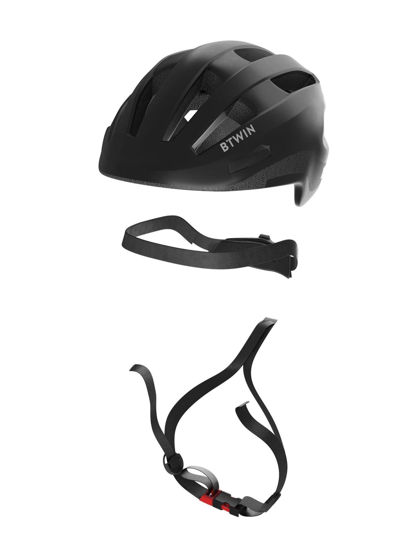  image of decathlon-city-cycling-helmet-500-black