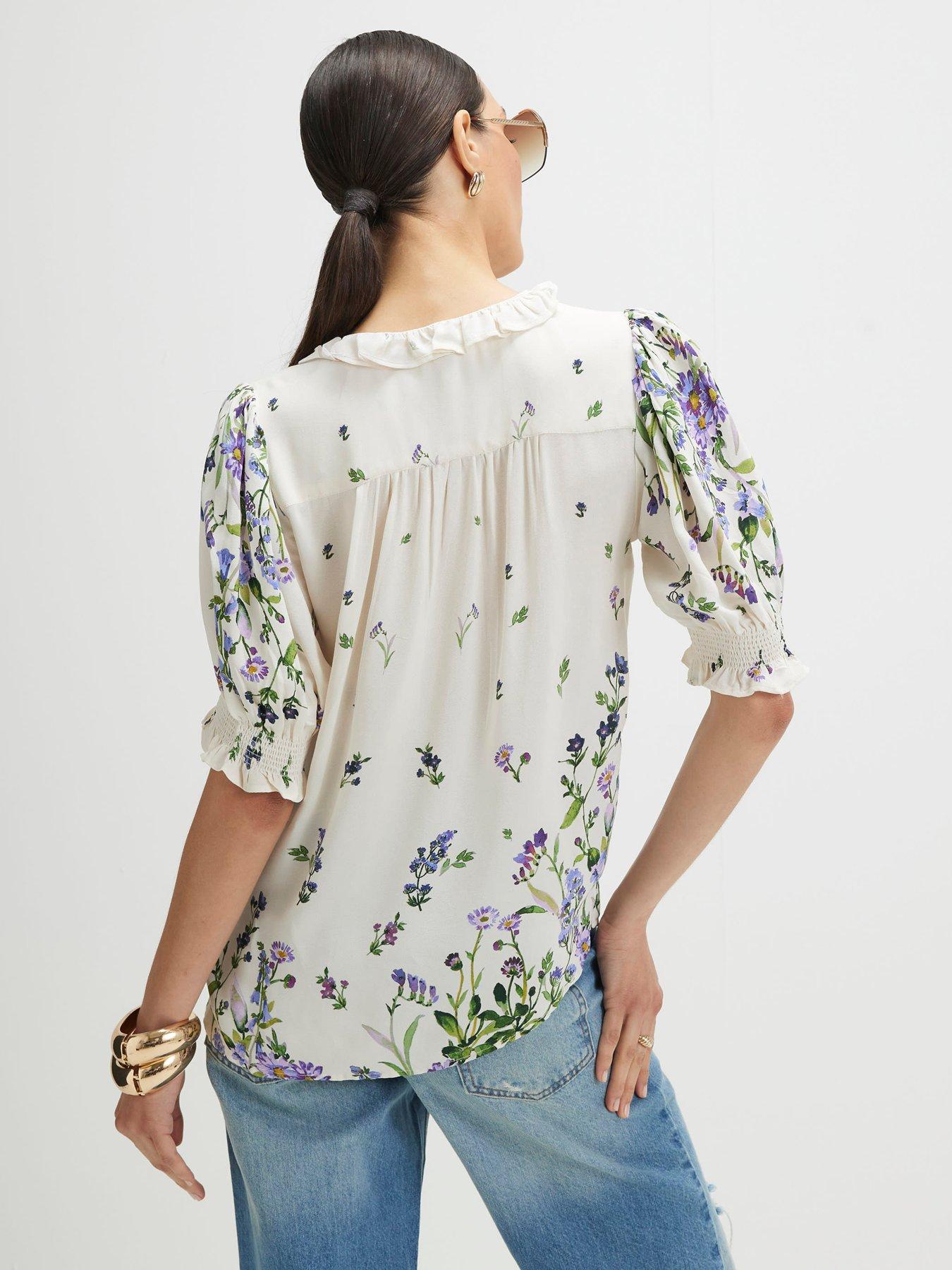 Image 2 of 4 of River Island Floral Blouse
