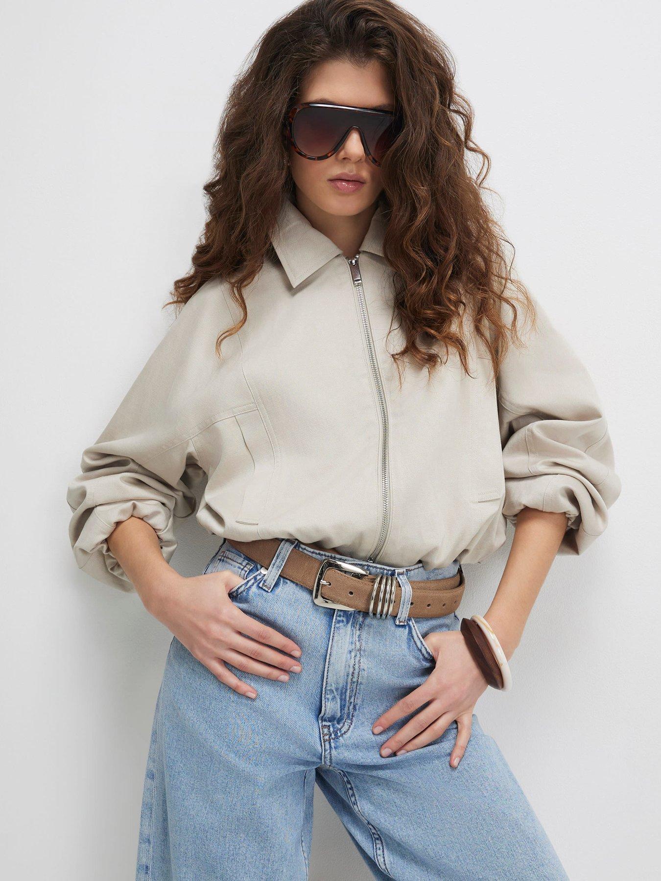 River Island Zip Through Harrington Jacket