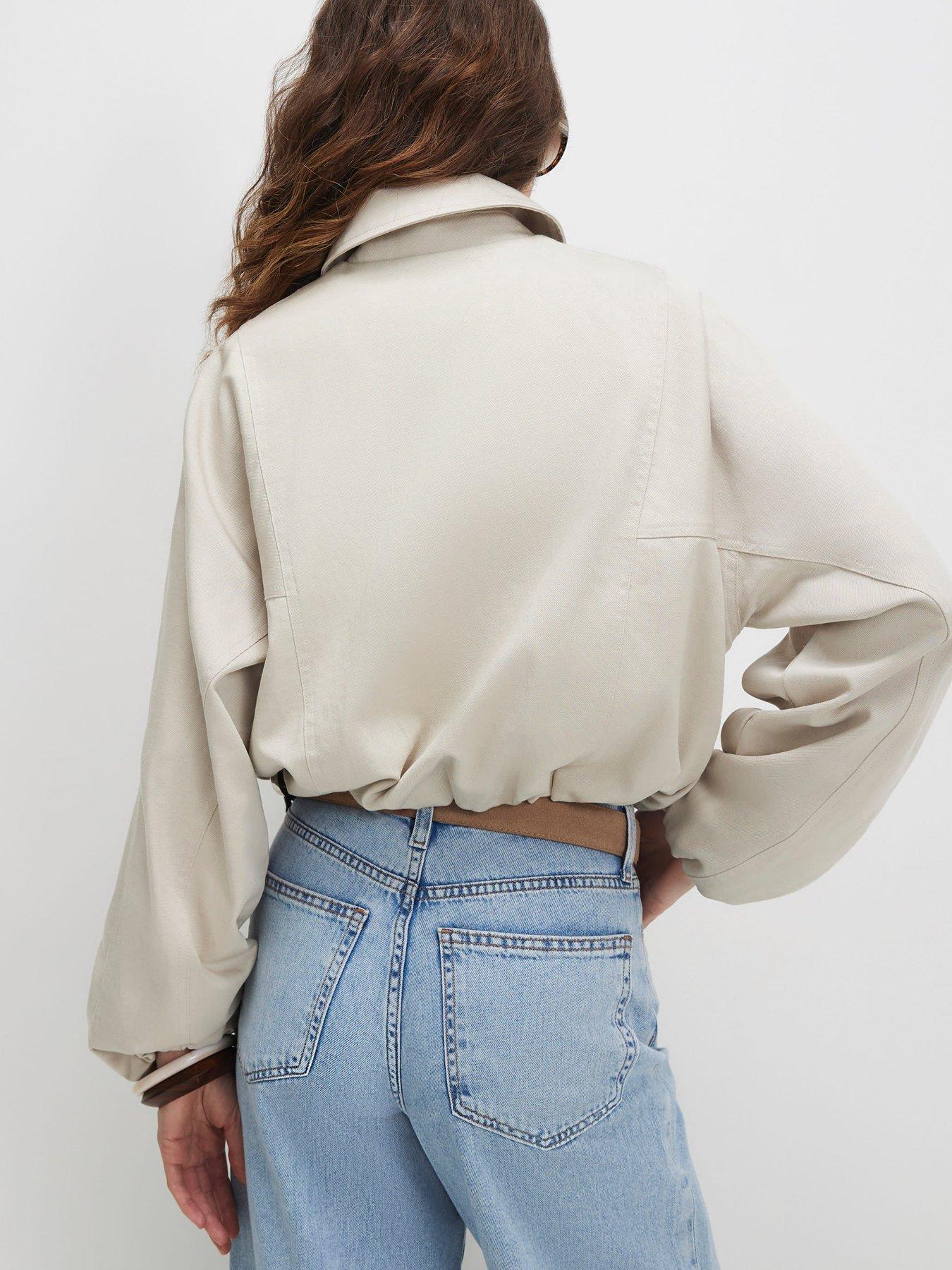 stillFront image of river-island-zip-through-harrington-jacket