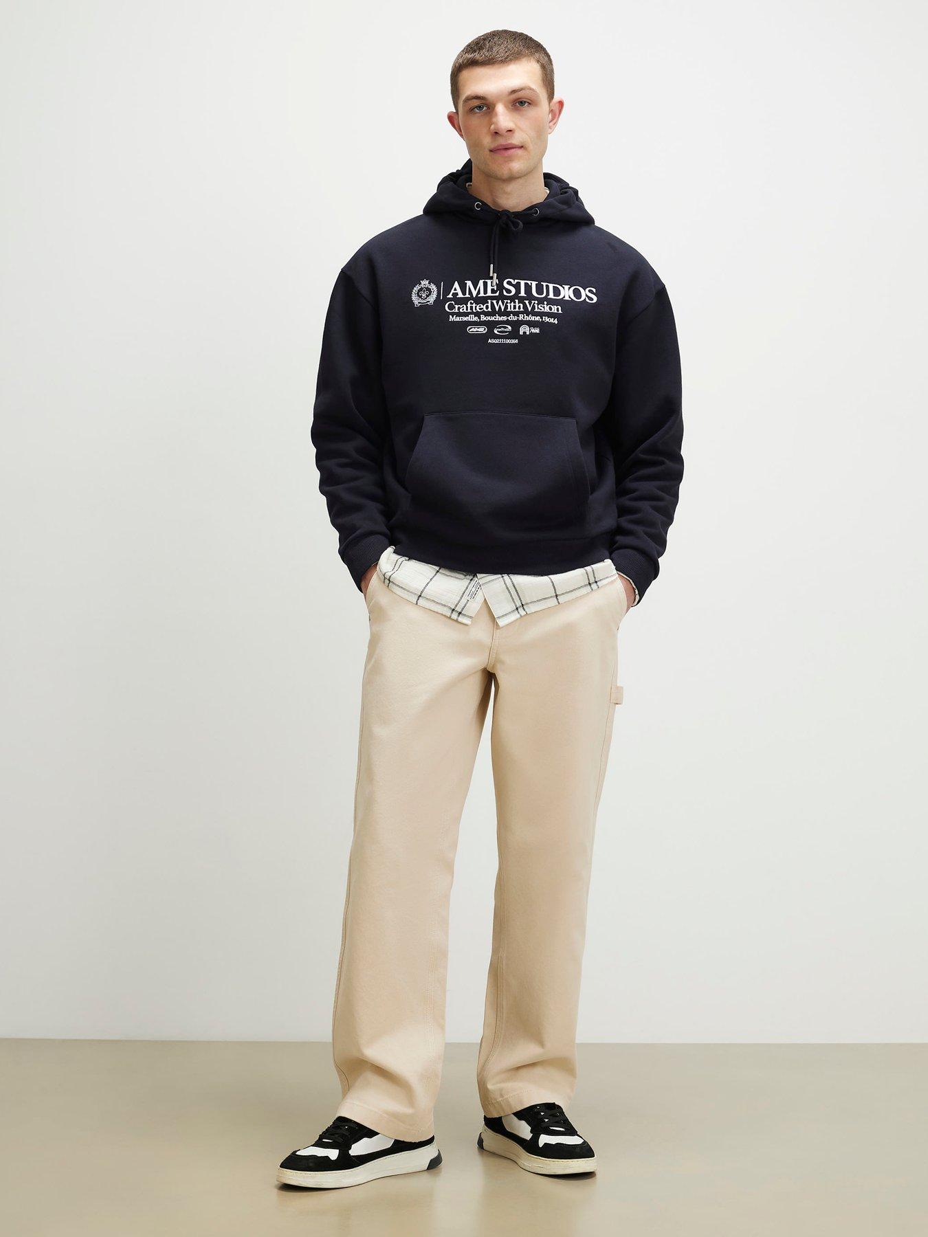 Image 3 of 4 of River Island Regular Fit Ame Studios Hoodie