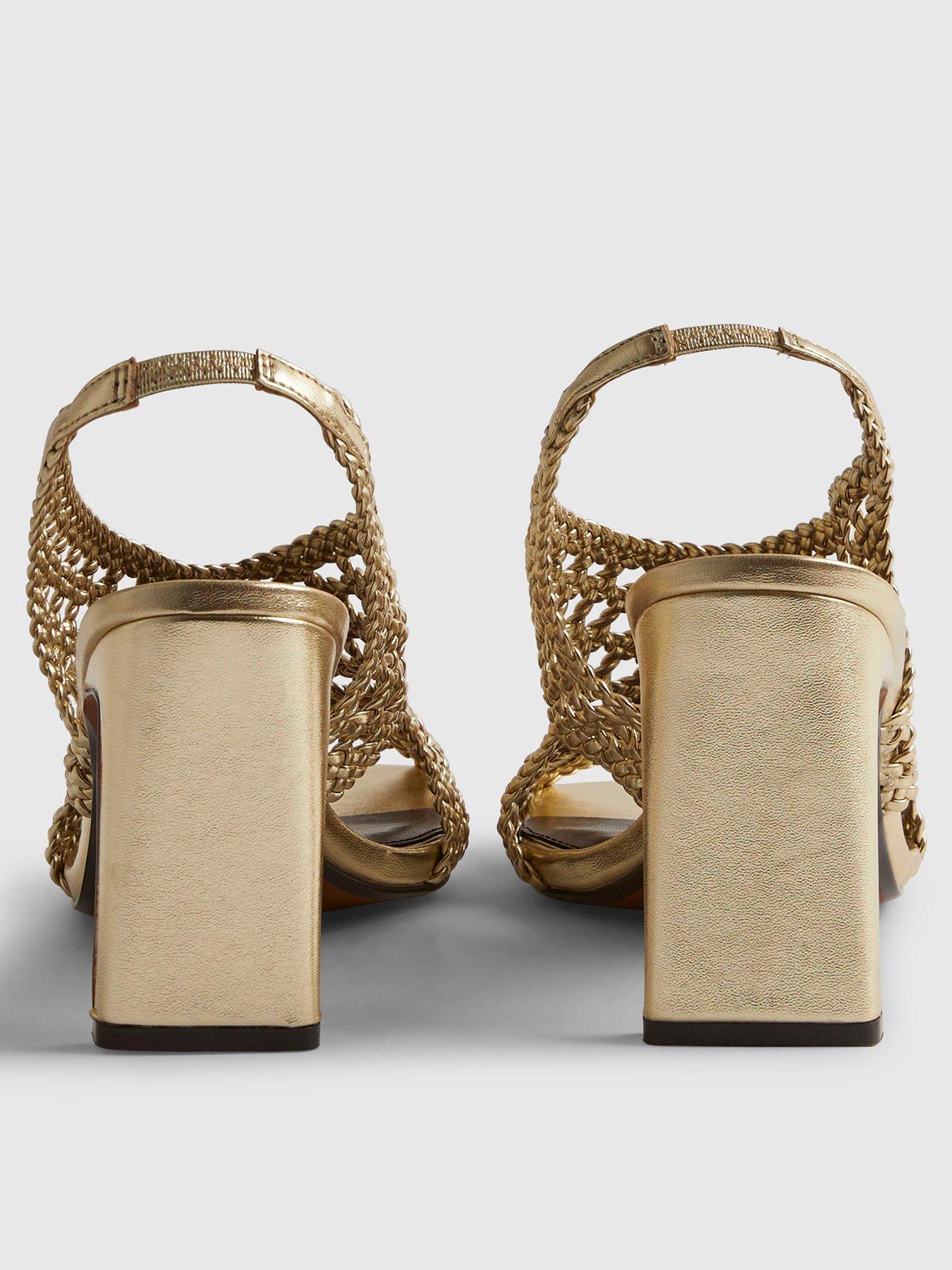 Image 3 of 4 of River Island Caged Heeled Sandals