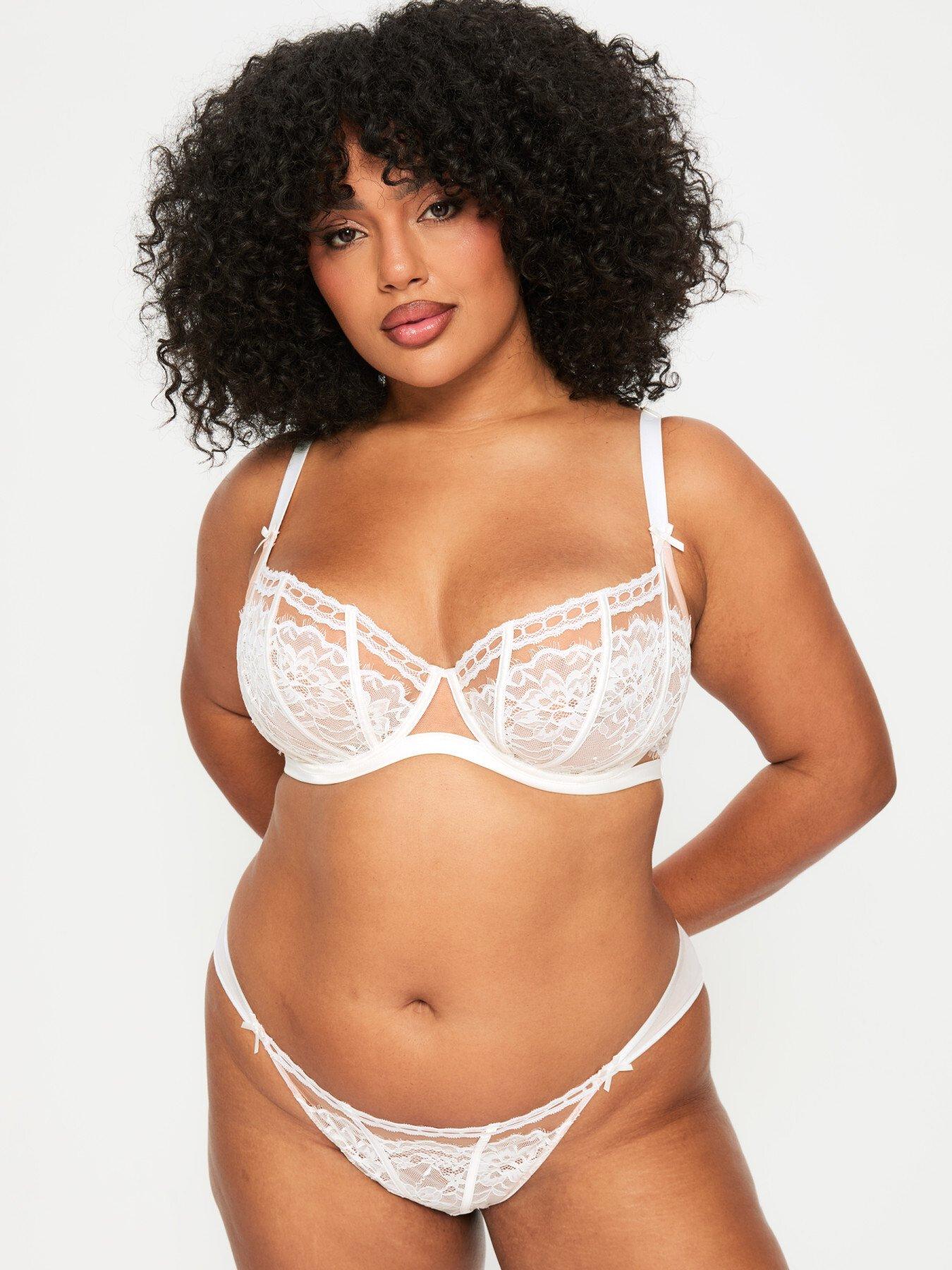 Ann Summers Caged Lace Non Padded Balcony Bra