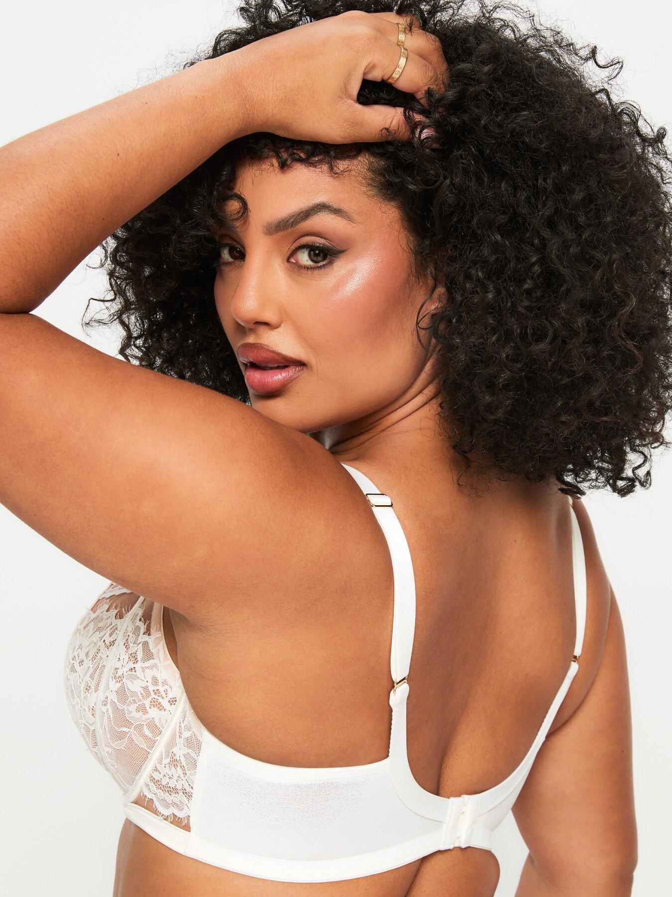 Image 2 of 4 of Ann Summers Caged Lace Non Padded Balcony Bra