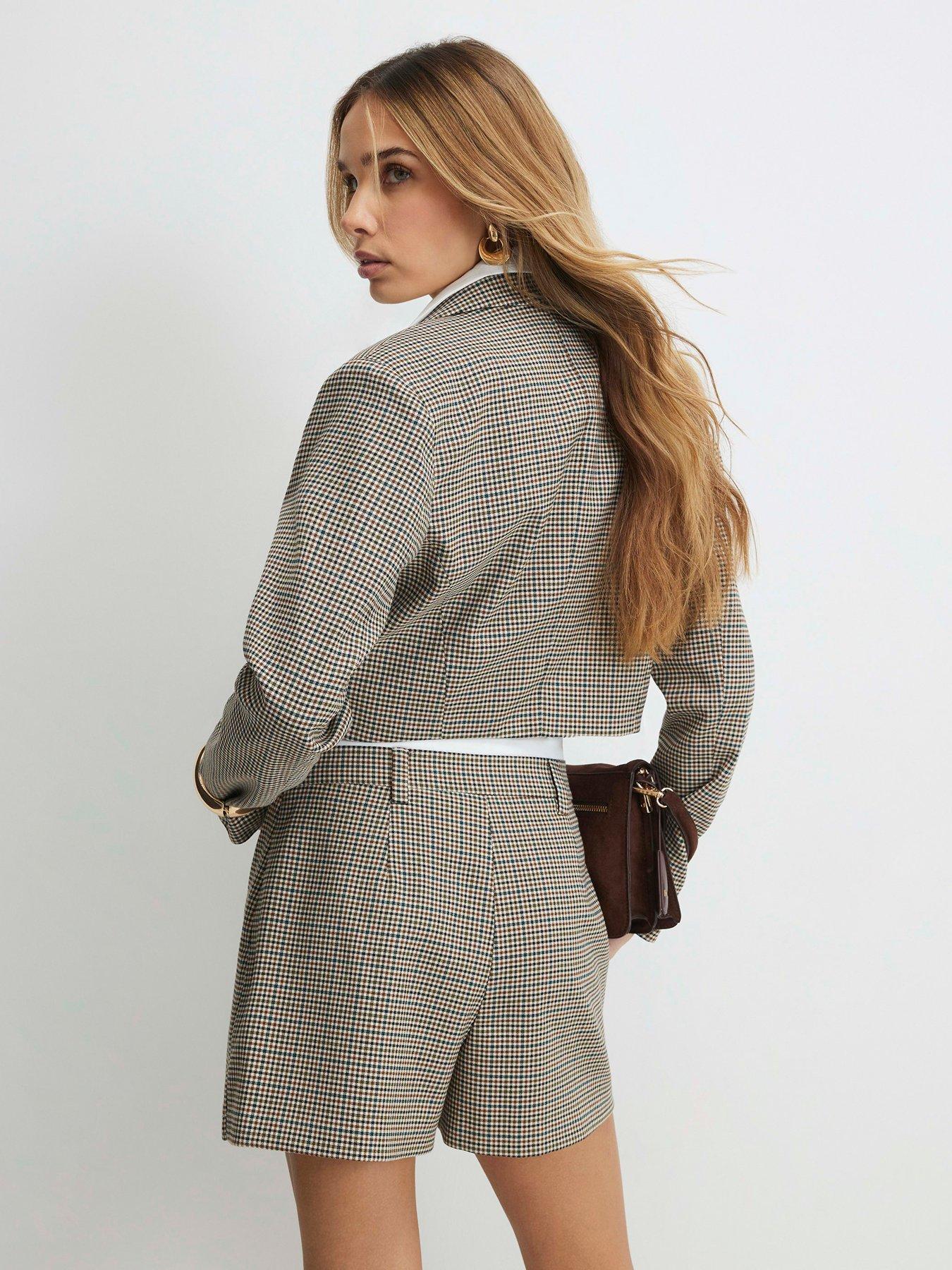 Image 2 of 3 of River Island Check Hybrid Tailored Skort