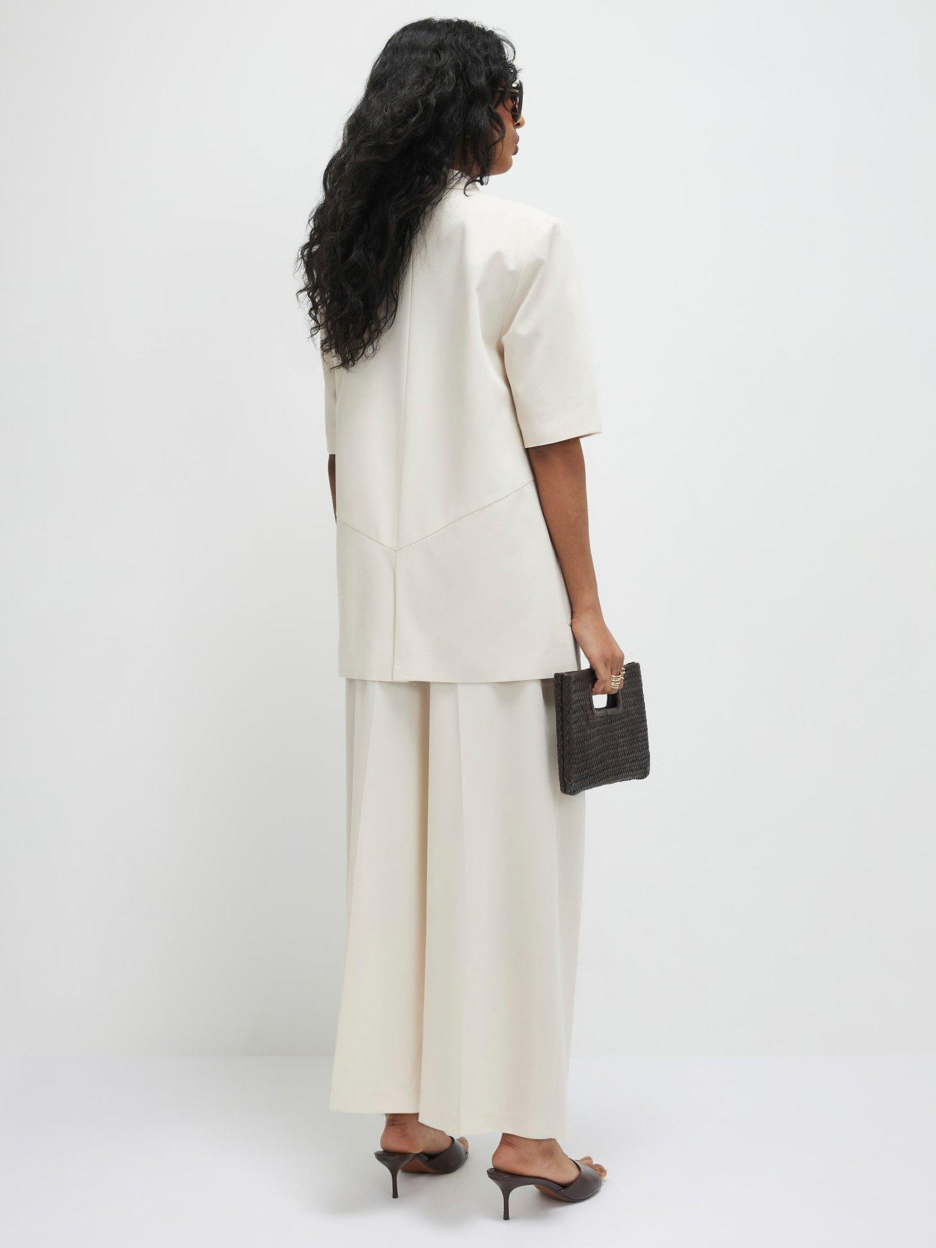 Image 2 of 4 of River Island Ankle Grazer Tailored Trousers