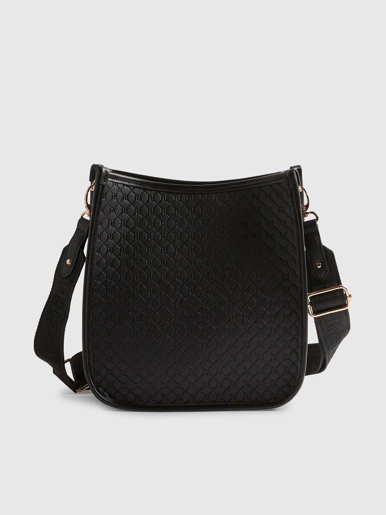 River Island Embossed Pocket Messenger Bag