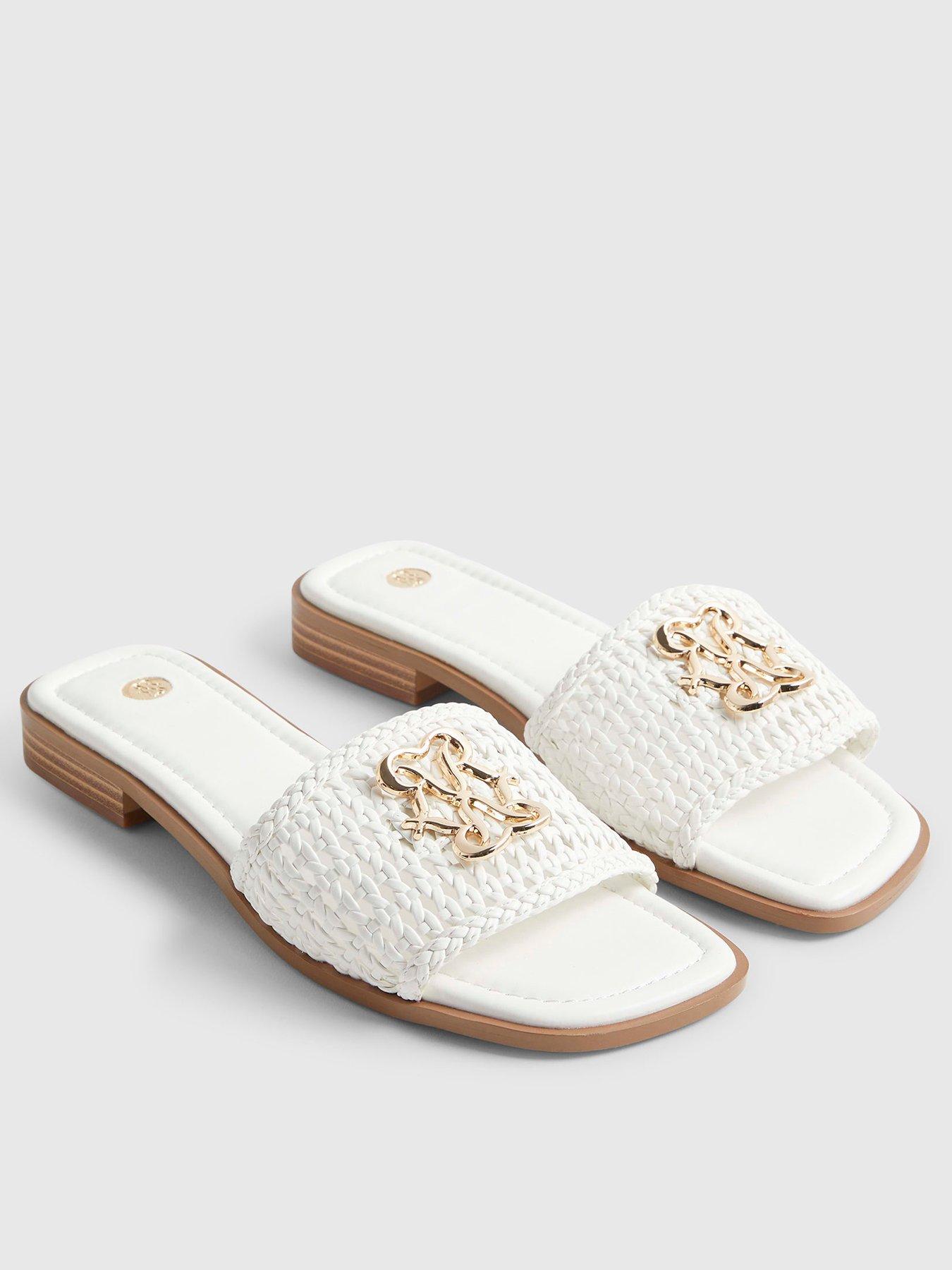 River Island Woven Mule Sandals