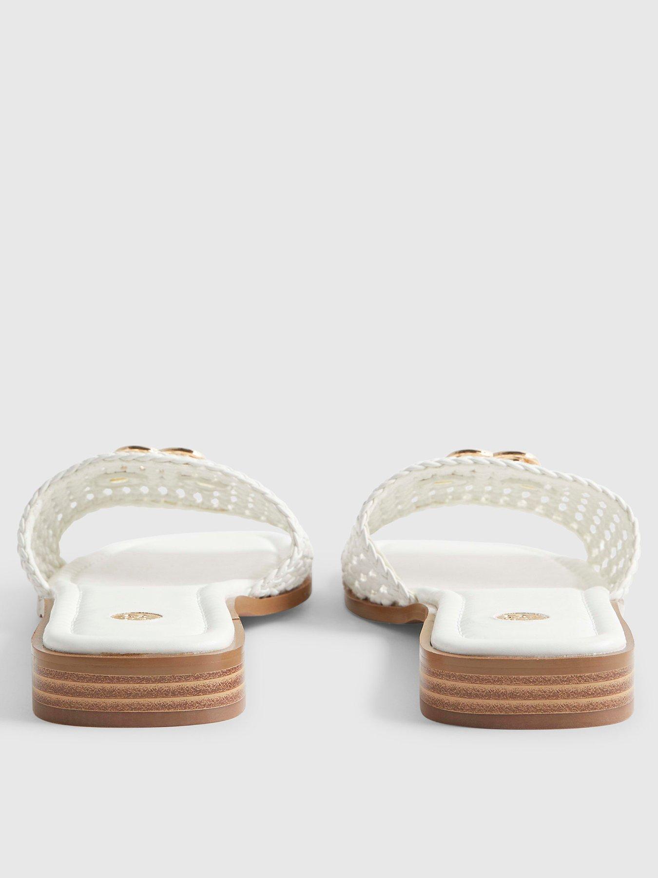 Image 2 of 4 of River Island Woven Mule Sandals