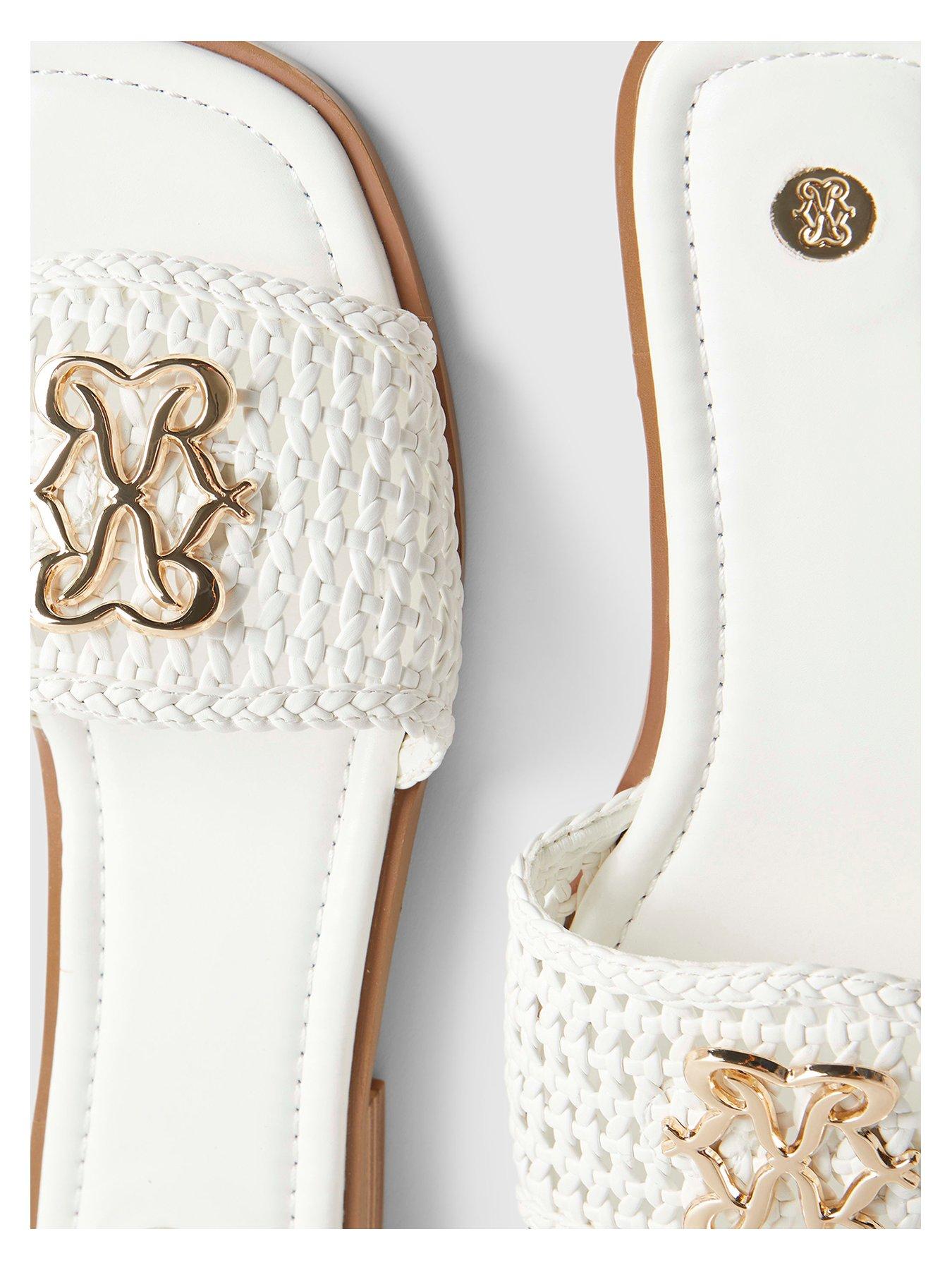 Image 3 of 4 of River Island Woven Mule Sandals