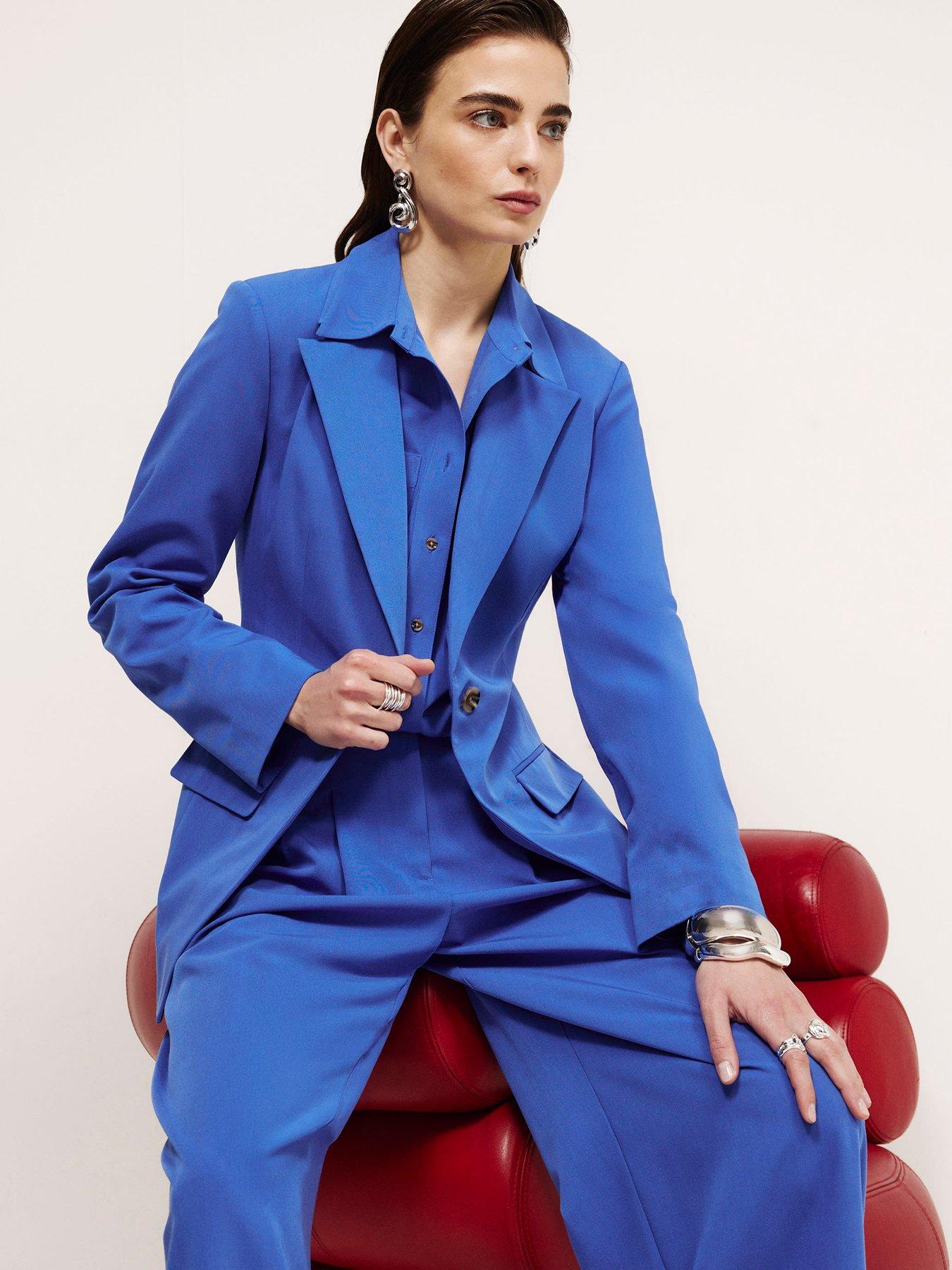Image 1 of 4 of River Island Cinch Back Blazer