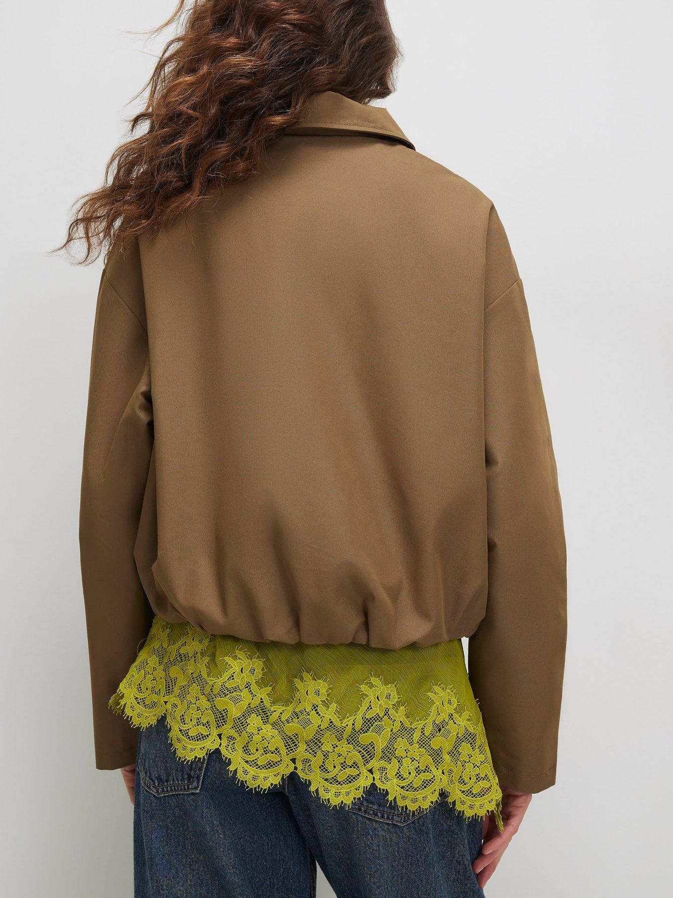 Image 2 of 4 of River Island Utiltiy Zip Through Harrington Jacket