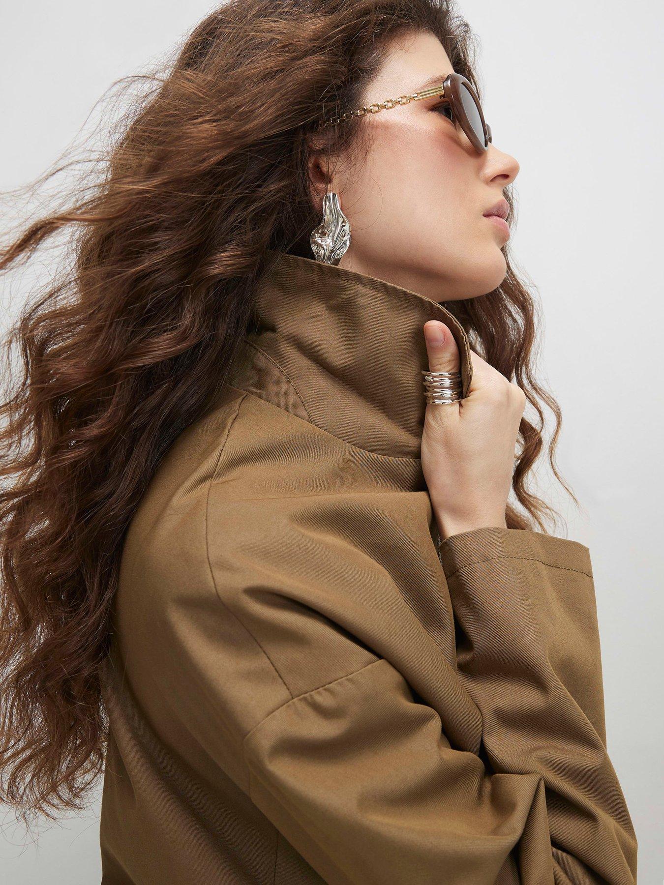Image 4 of 4 of River Island Utiltiy Zip Through Harrington Jacket