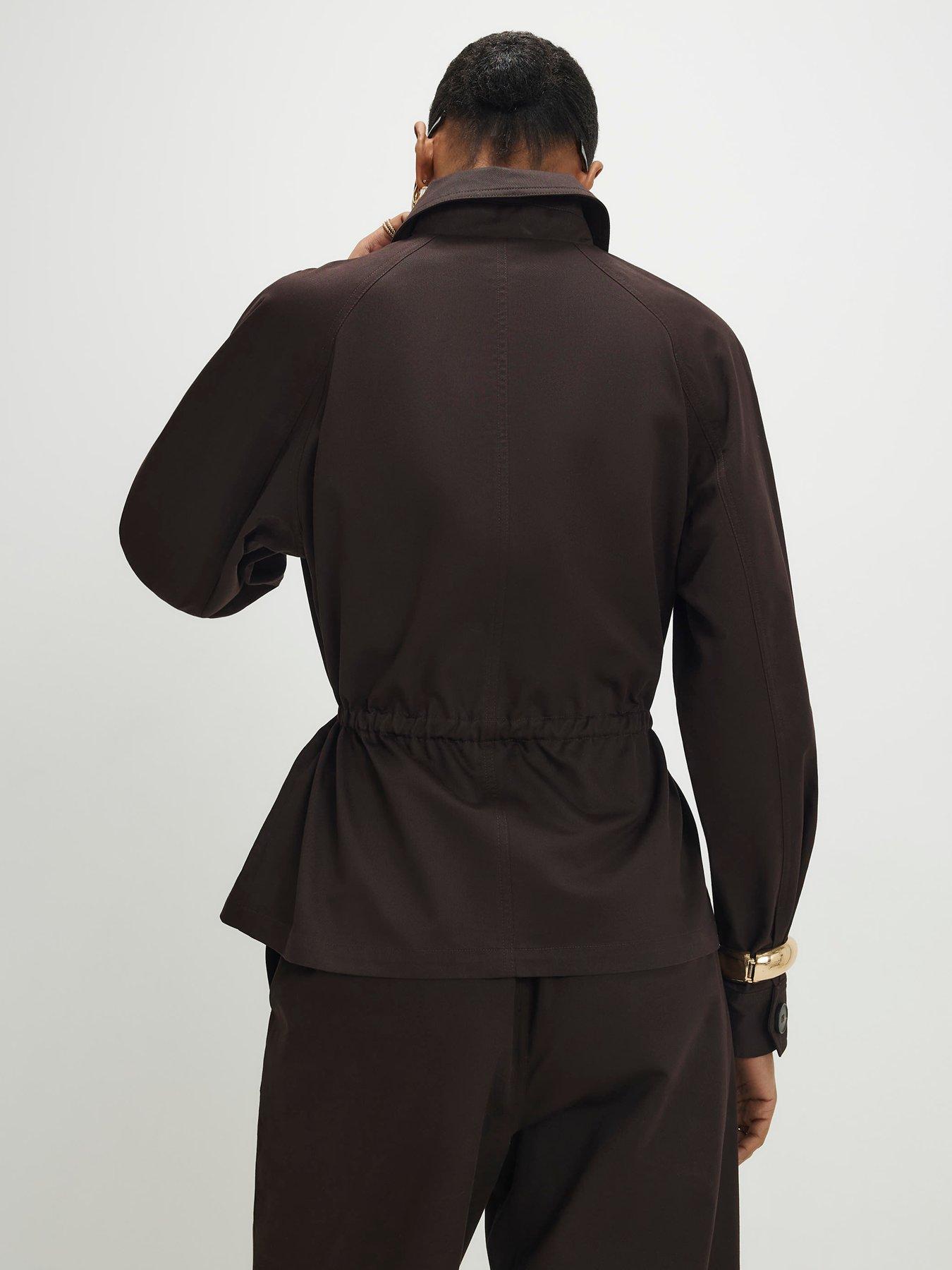 Image 2 of 4 of River Island Drawstring Waist Shacket