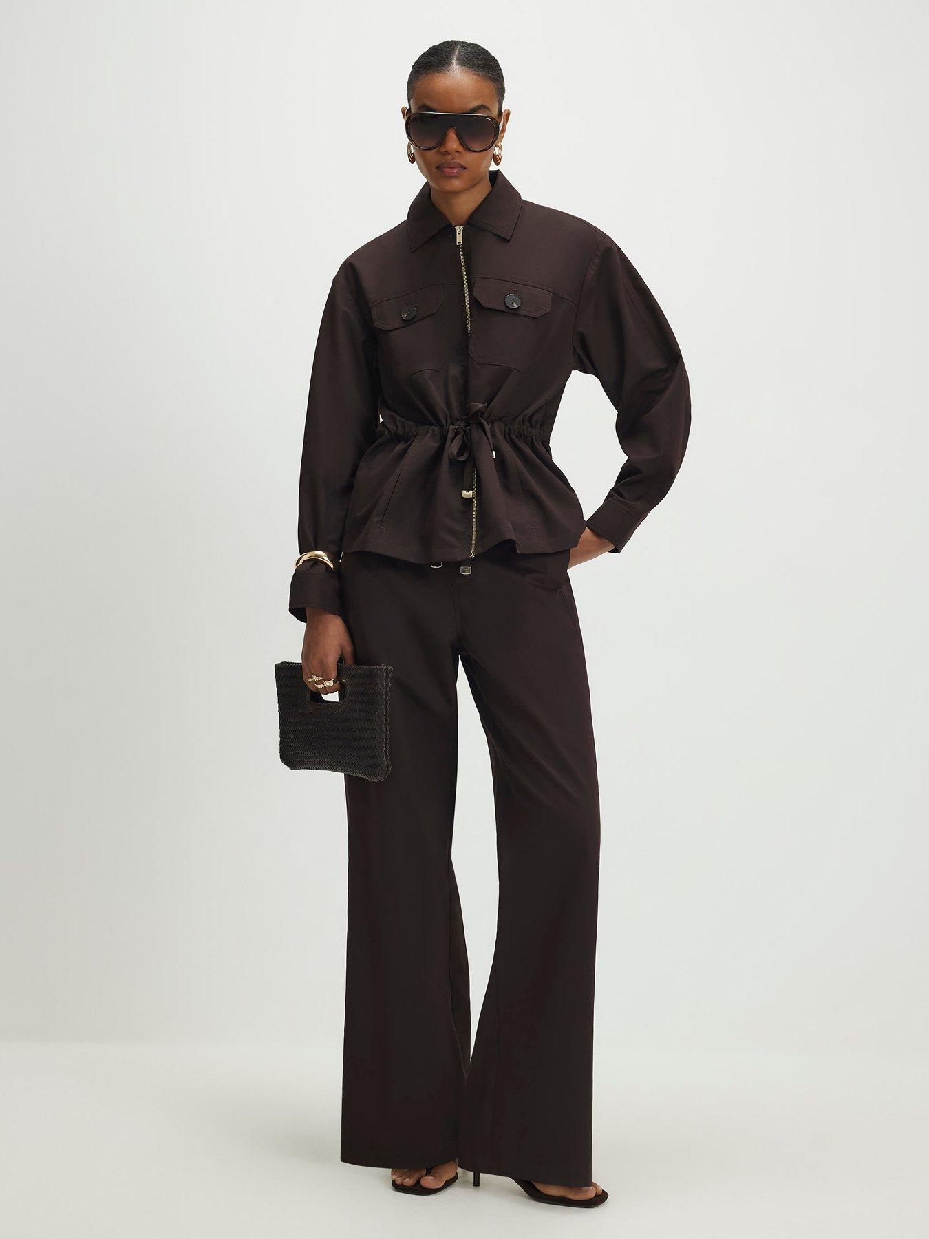 Image 3 of 4 of River Island Drawstring Waist Shacket